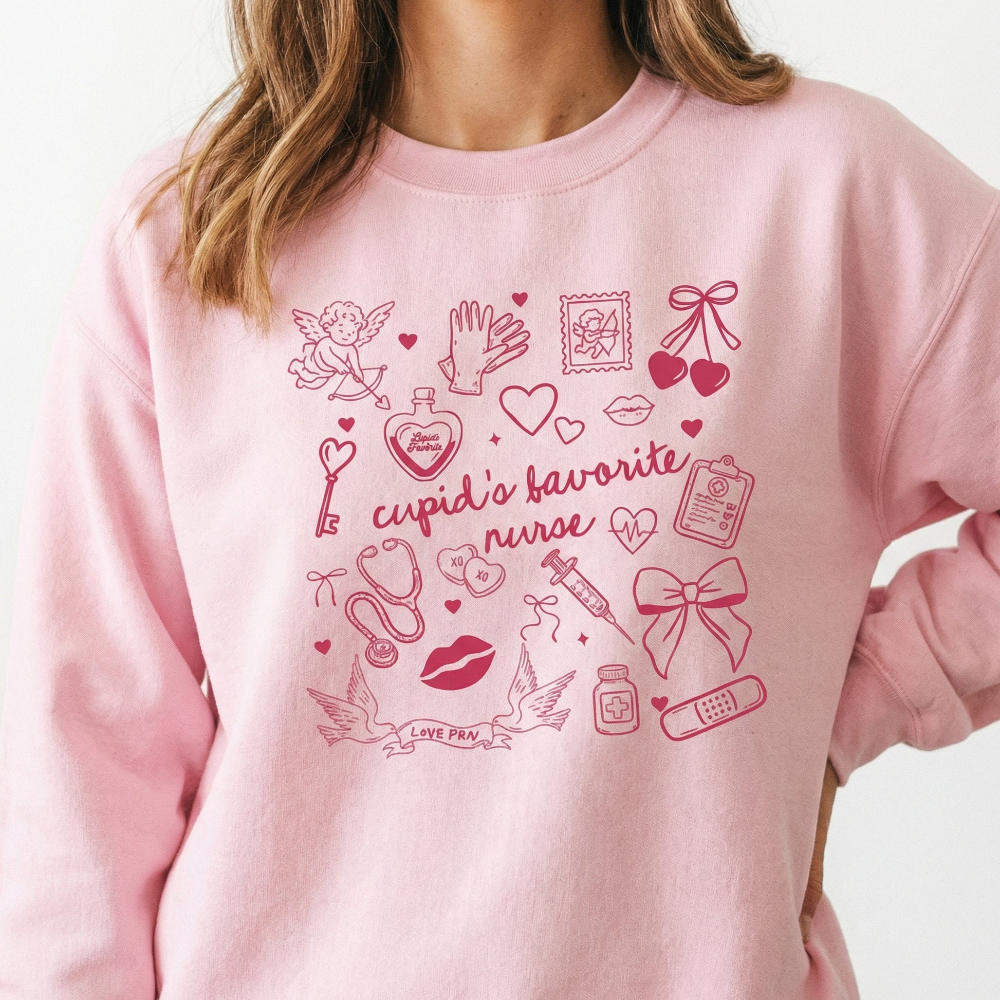 Cupid’s Favorite Nurse Valentine’s Day T-Shirt – RN Nursing Gift Tee