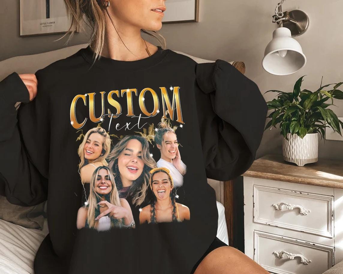 Custom Girlfriend Shirt – Personalized Bootleg Photo Tee, Wife or Bachelorette Gift