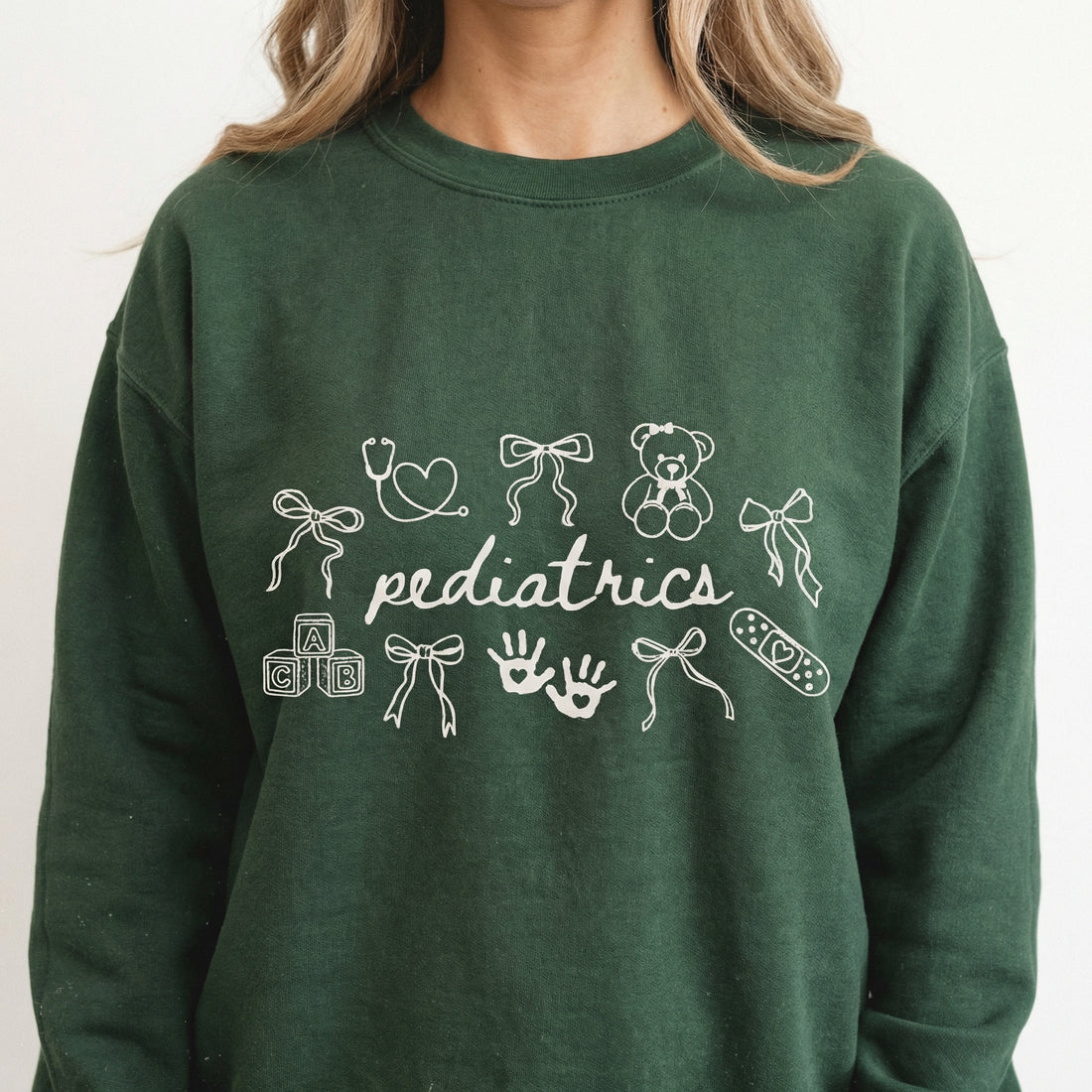 Custom Pediatric Nurse Shirt – Coquette Bow Graphic Tee – PEDS Nurse Gift