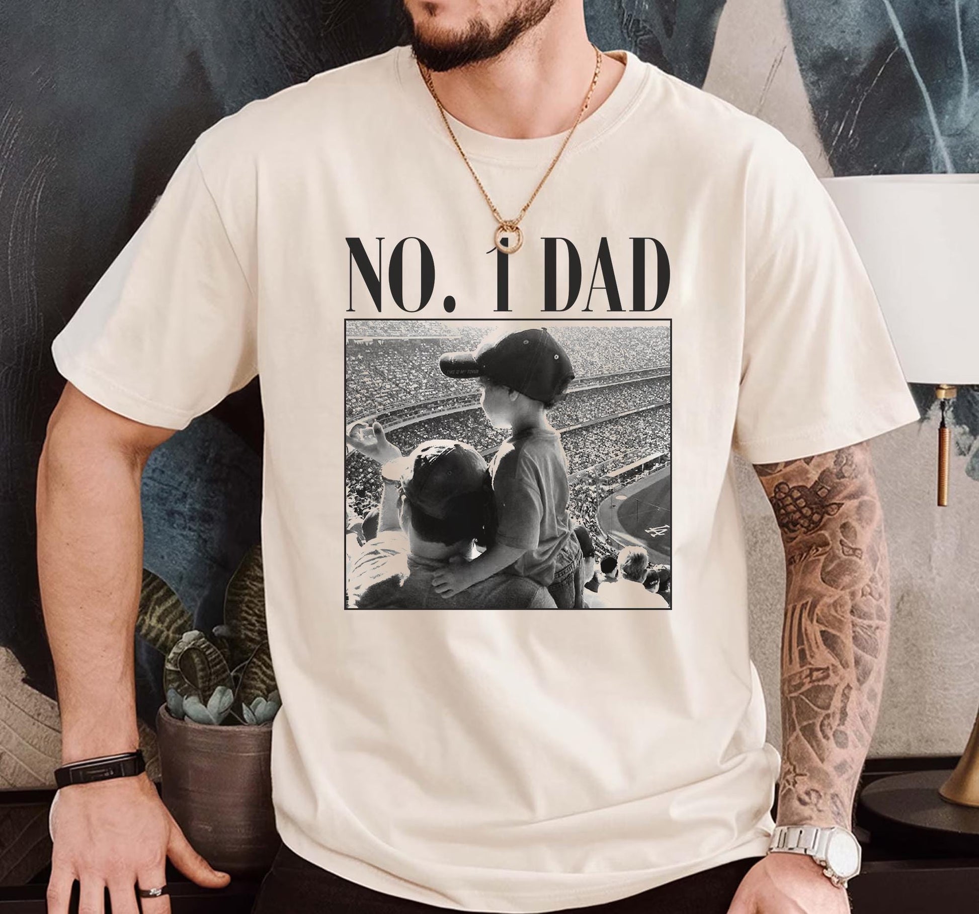 Custom Photo Dad Shirt, Personalized Picture Tee for Dad, Father’s Day Gift, Dad T-Shirt