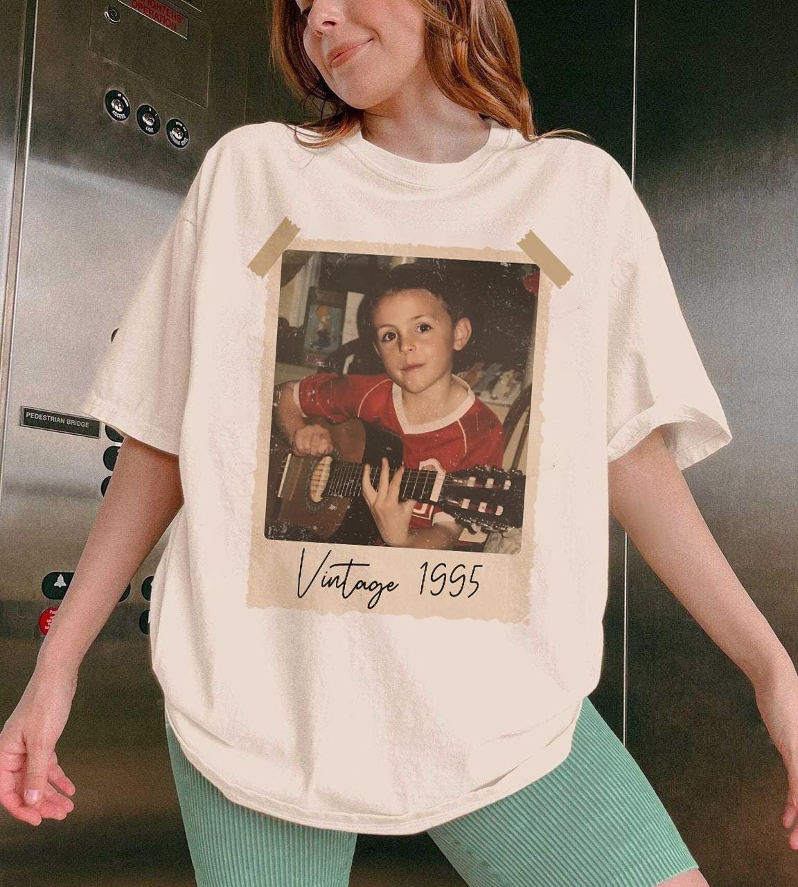 Custom Vintage Photo & Year Shirt, Personalized Picture Tee, 30th Birthday Gift, Vintage Est. Birthday Shirt