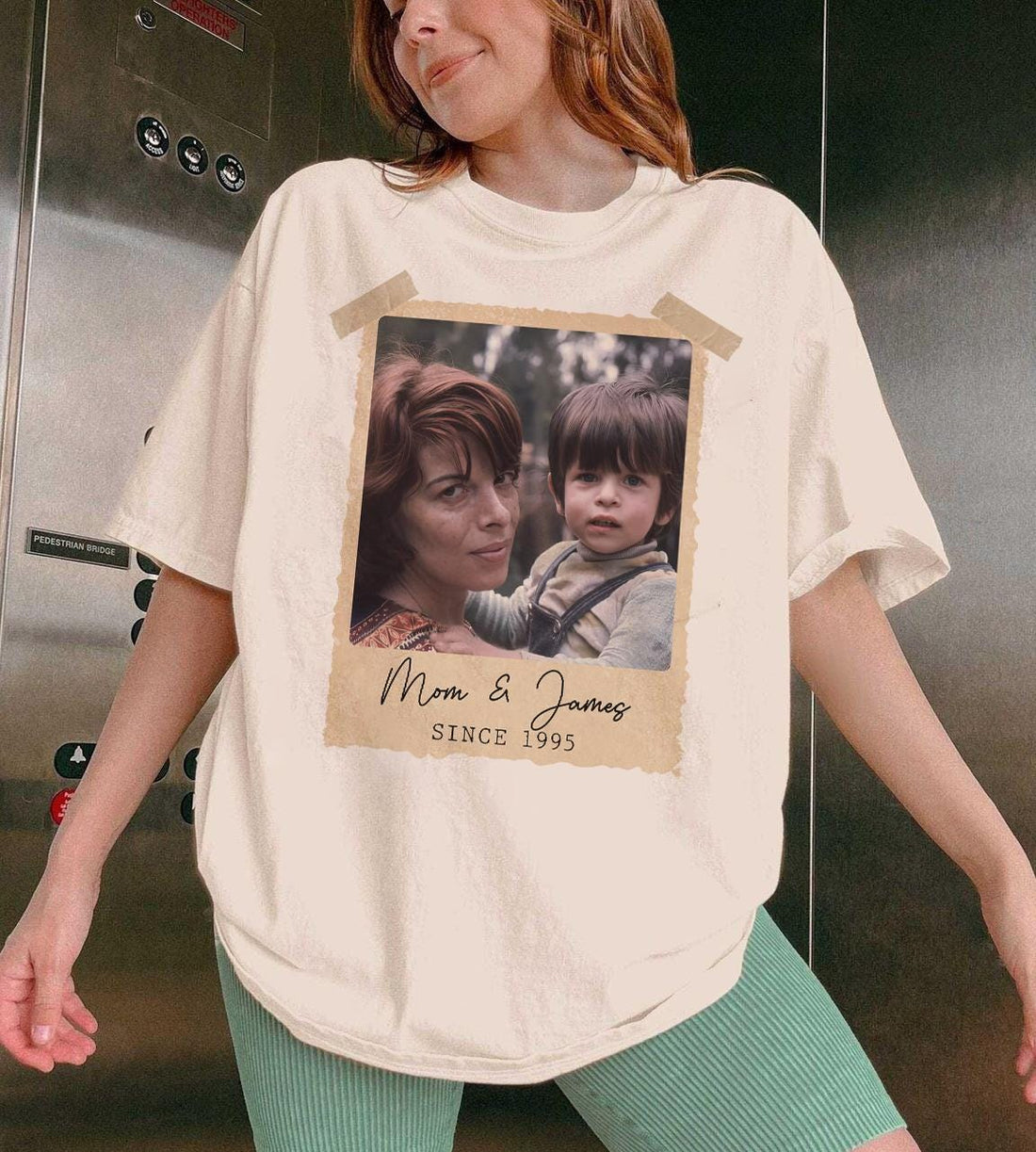 Custom Vintage Photo & Year Shirt, Personalized Picture Tee, 30th Birthday Gift, Mother’s Day Gift for Mom