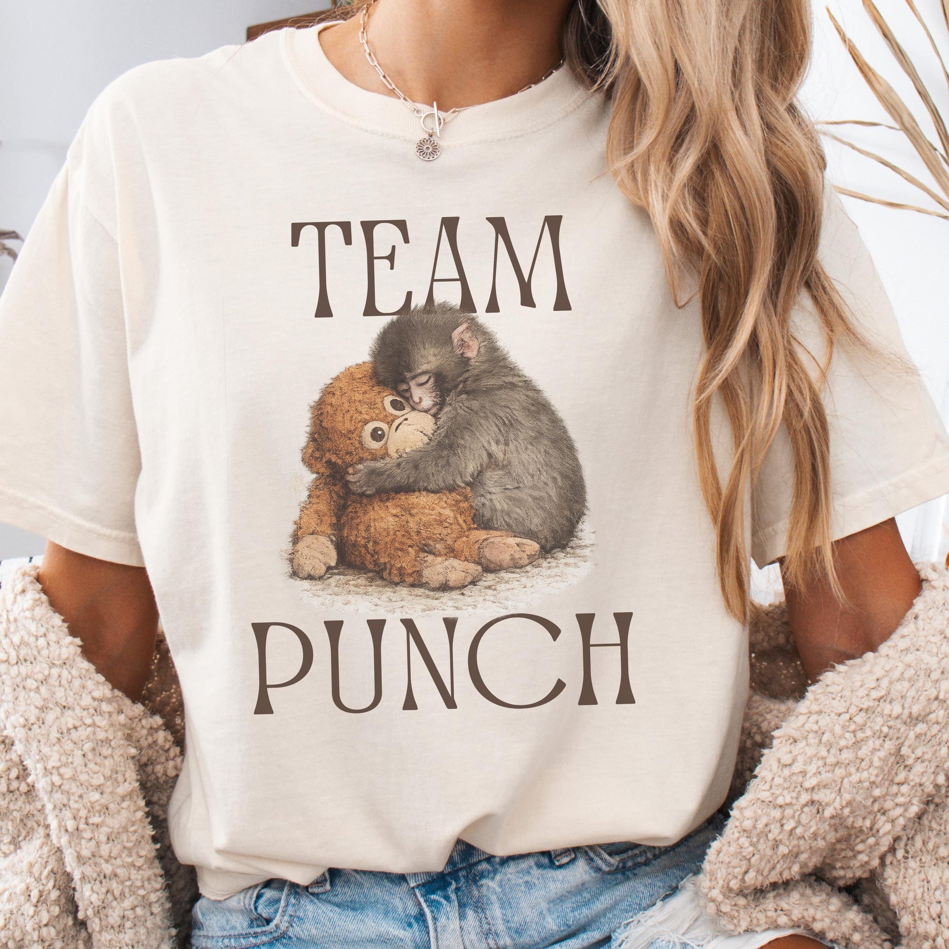 Cute Baby Monkey Graphic T-Shirt – Funny Animal Lover Unisex Tee