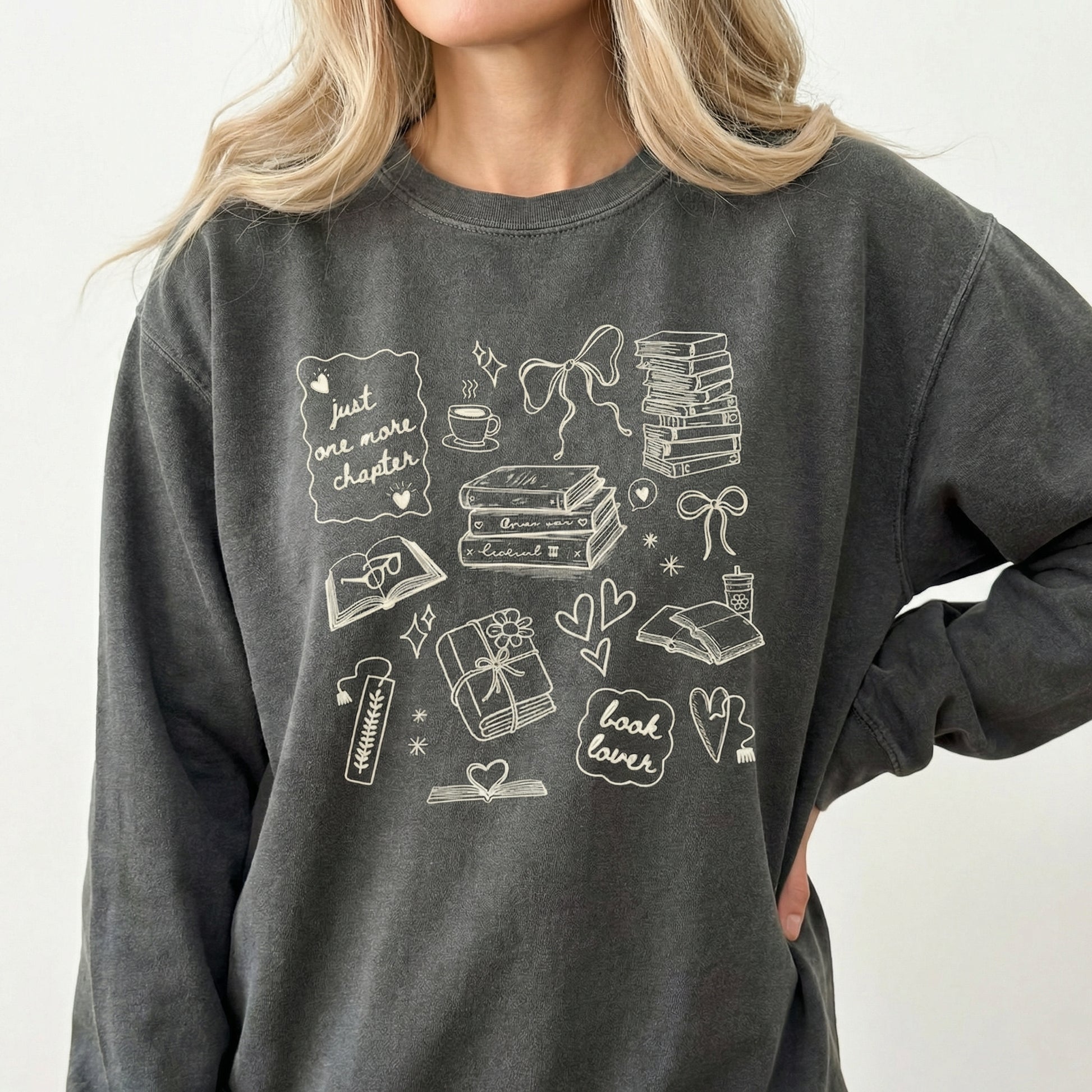 Cute Book Lover Graphic T-Shirt – Bookworm Reading Club Shirt