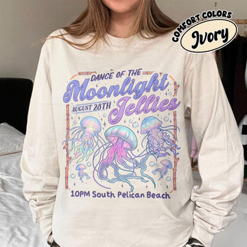 Dance of the Moonlight Jellies Shirt – Stardew Valley Pelican Town Gamer Tee