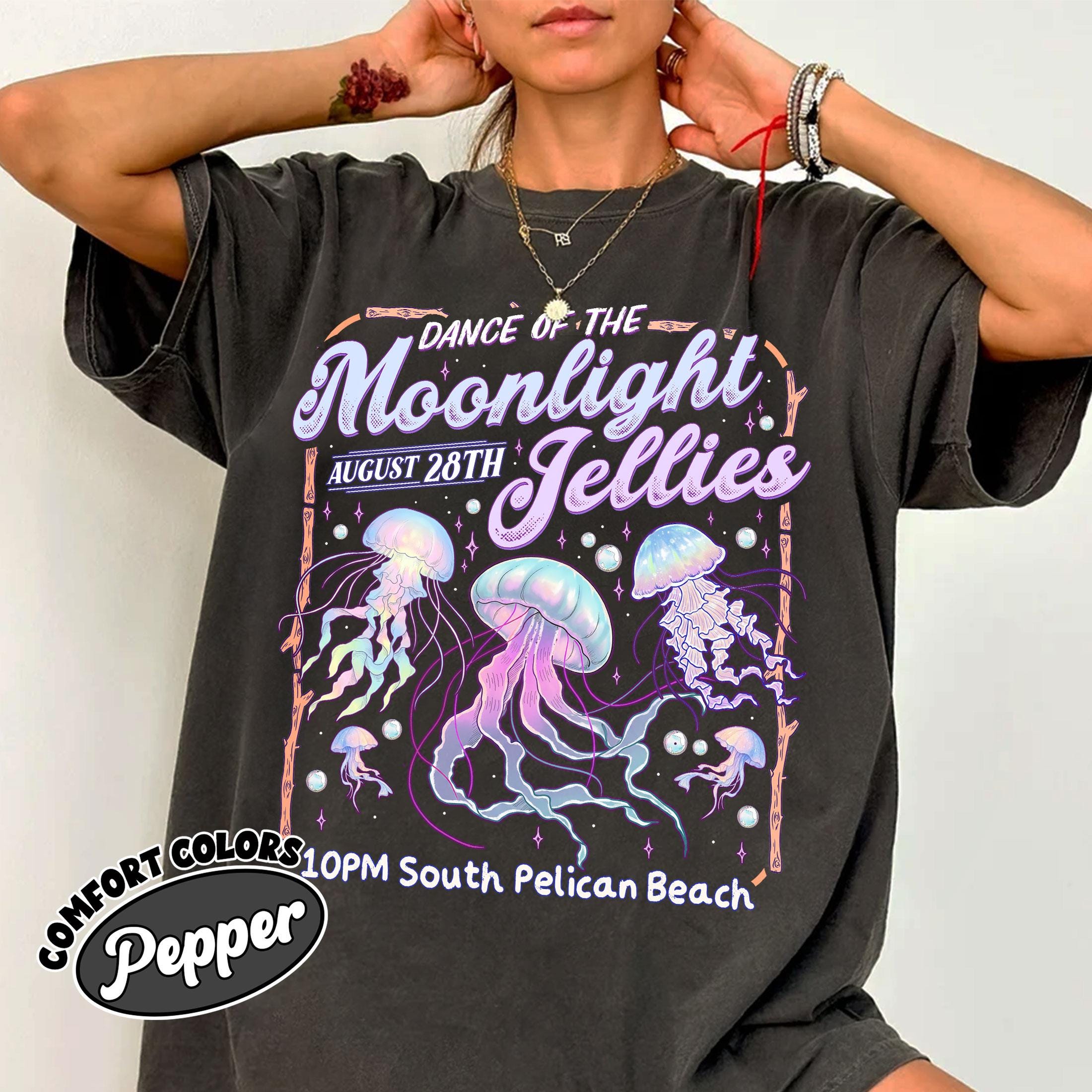 Dance of the Moonlight Jellies Shirt – Stardew Valley Pelican Town Gamer Tee