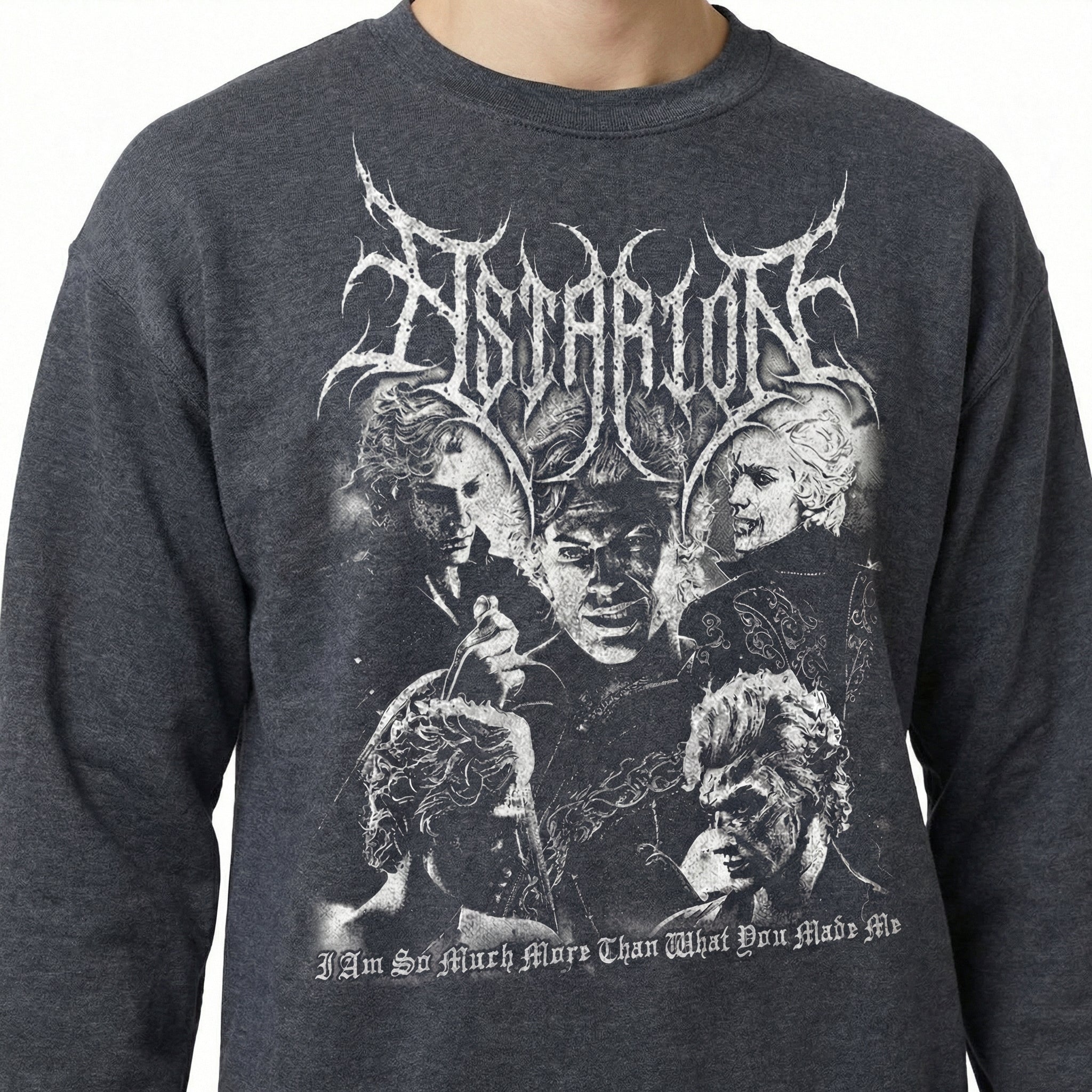 Dark Fantasy Black Metal Astarion Graphic T-Shirt – Vintage Style Unisex Tee