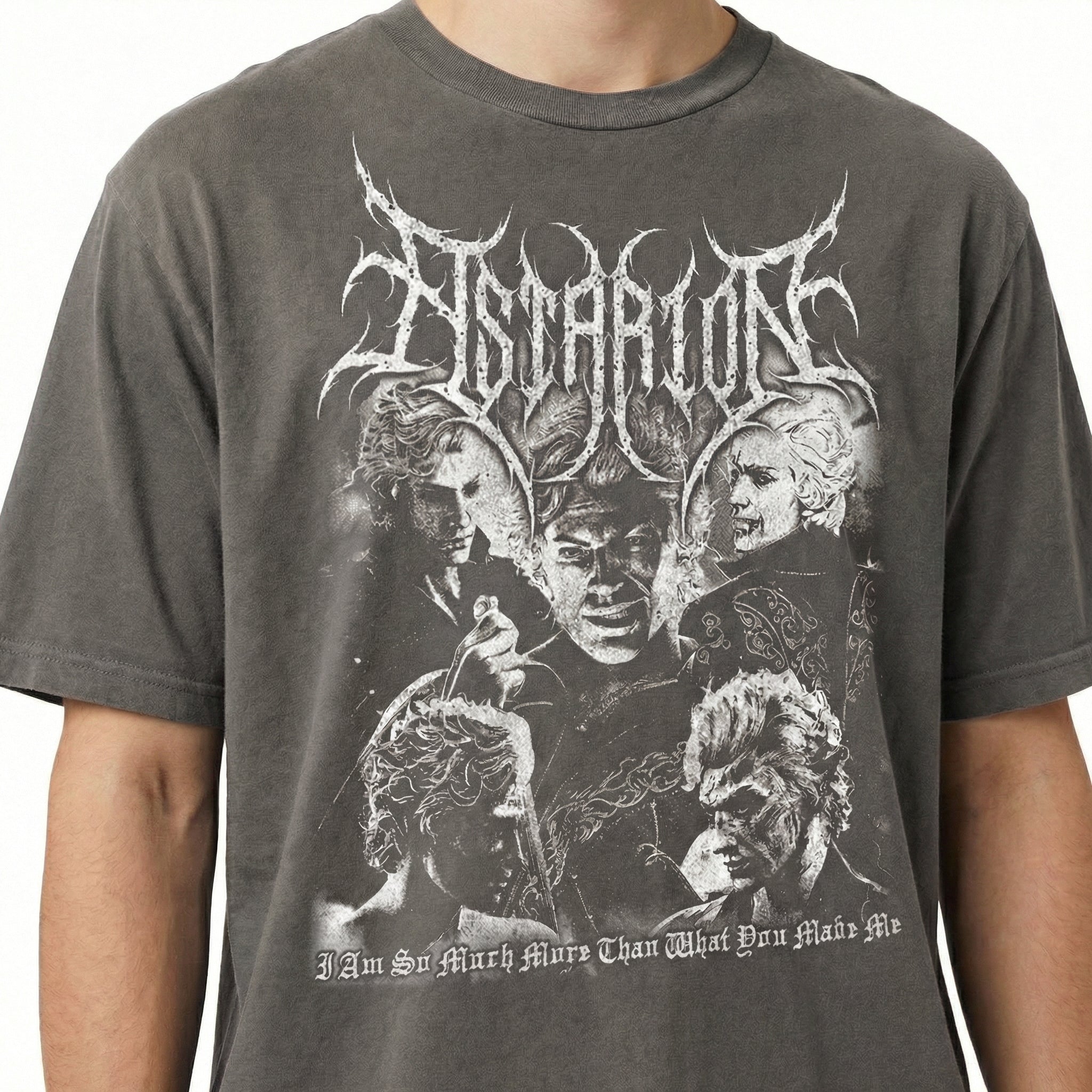Dark Fantasy Black Metal Astarion Graphic T-Shirt – Vintage Style Unisex Tee