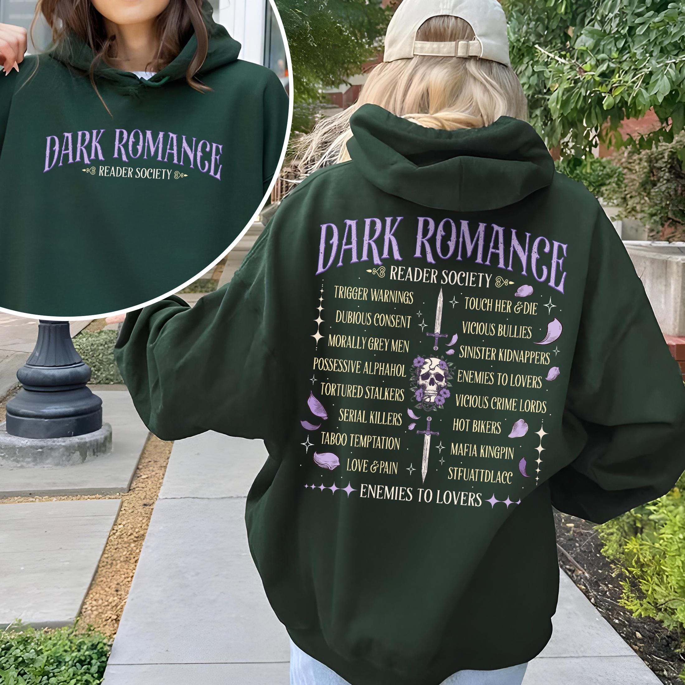 Dark Romance Reader Society T-Shirt – Enemies to Lovers Book Lover Gift
