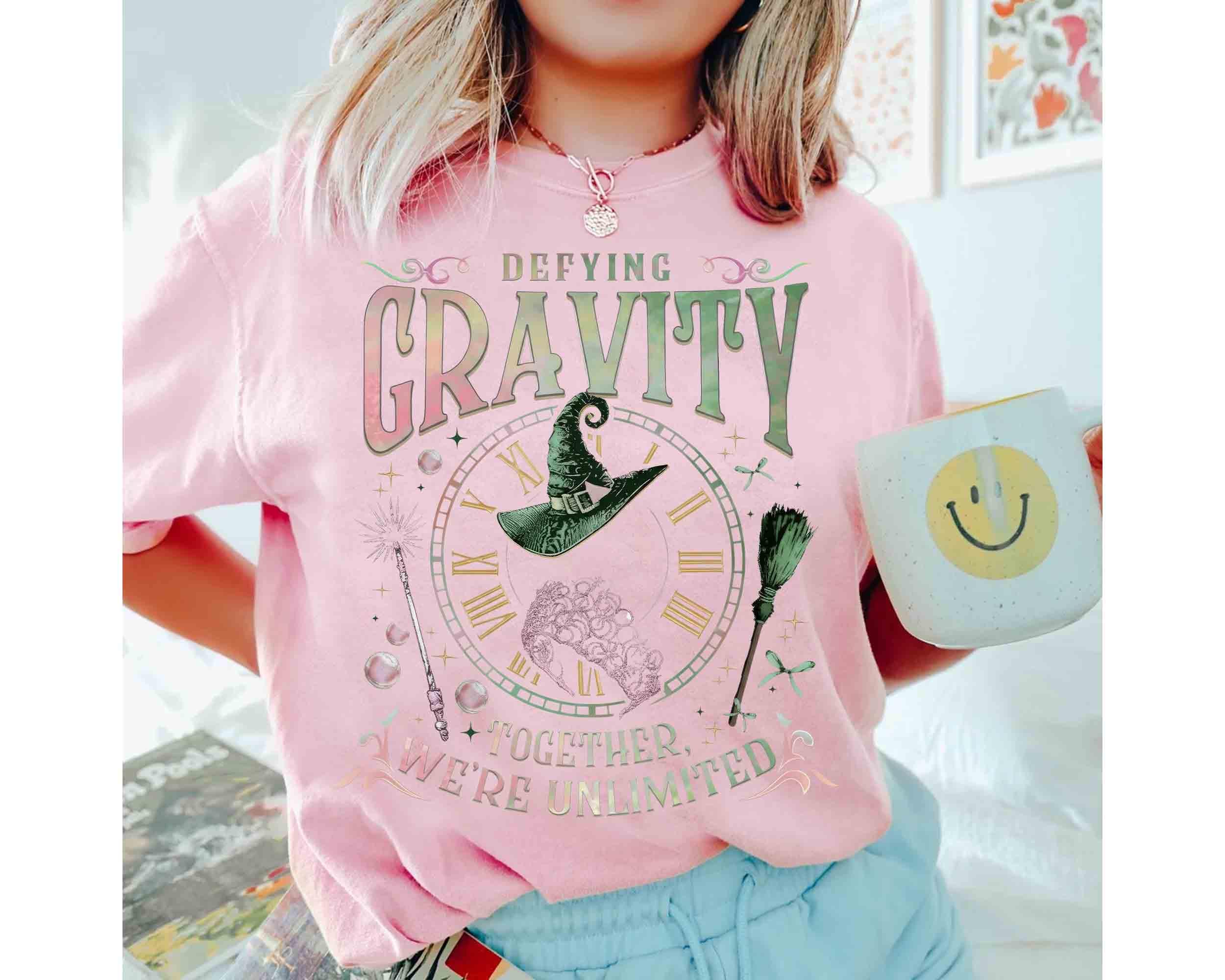Defy Gravity Wicked Inspired Shirt – Pink and Green Tee – Changed for Good Shirt – Birthday Girl Gift