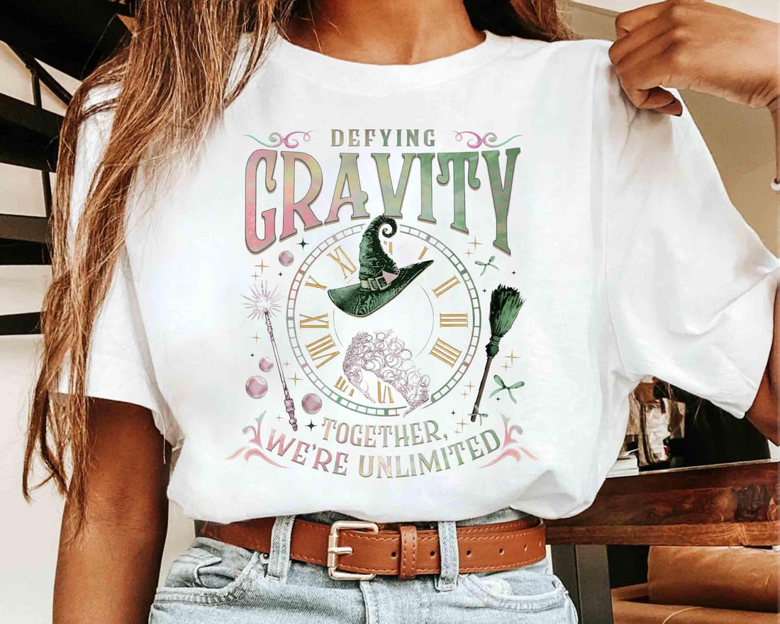 Defy Gravity Wicked Inspired Shirt – Pink and Green Tee – Changed for Good Shirt – Birthday Girl Gift