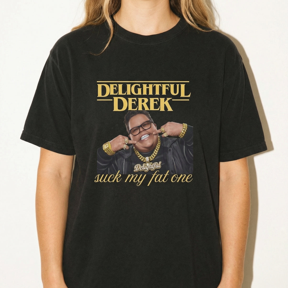 Delightful Derek Funny Quote T-Shirt – Irreverent Comedy Humor Graphic Tee