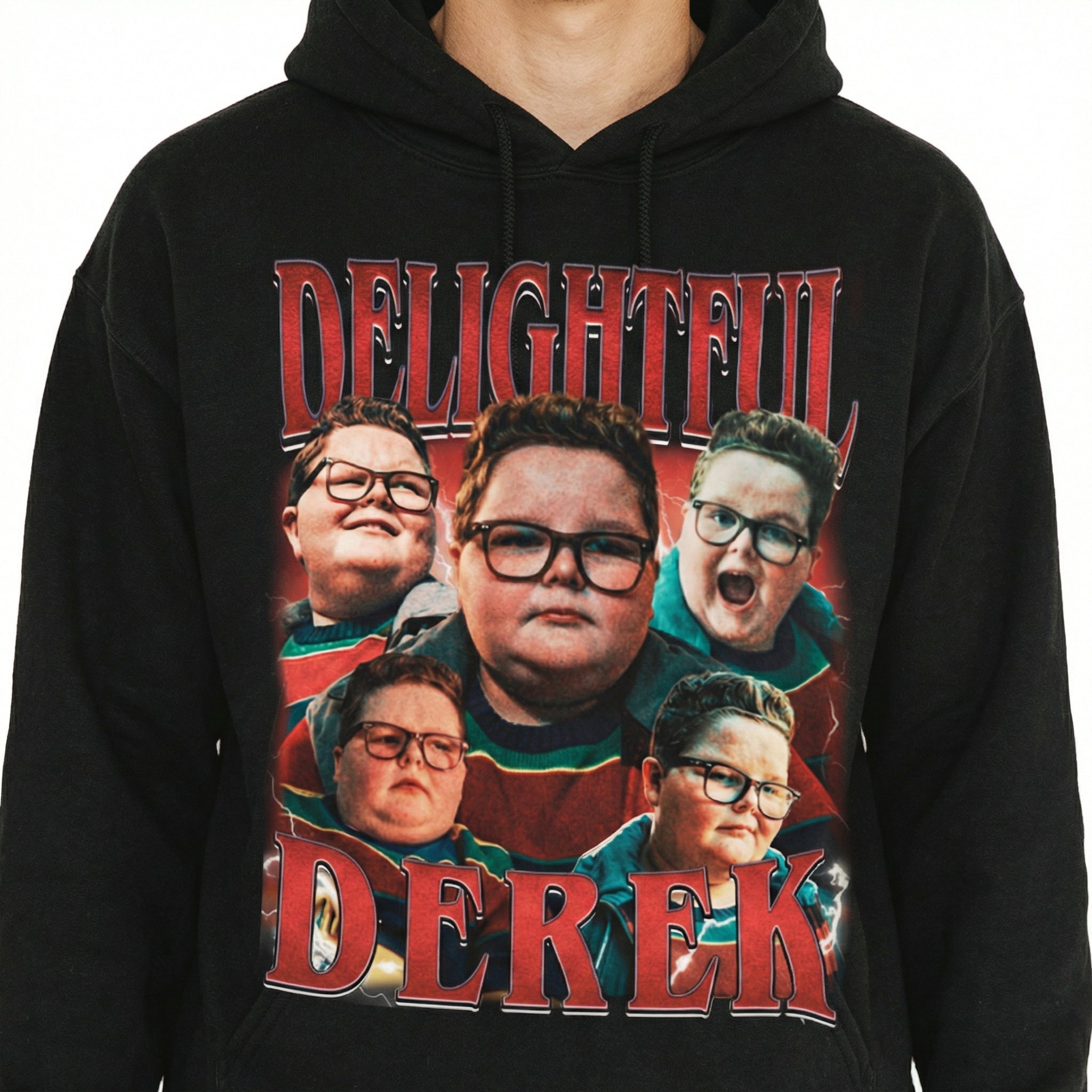 Delightful Derek Graphic Shirt – Y2K Aesthetic Fan Gift
