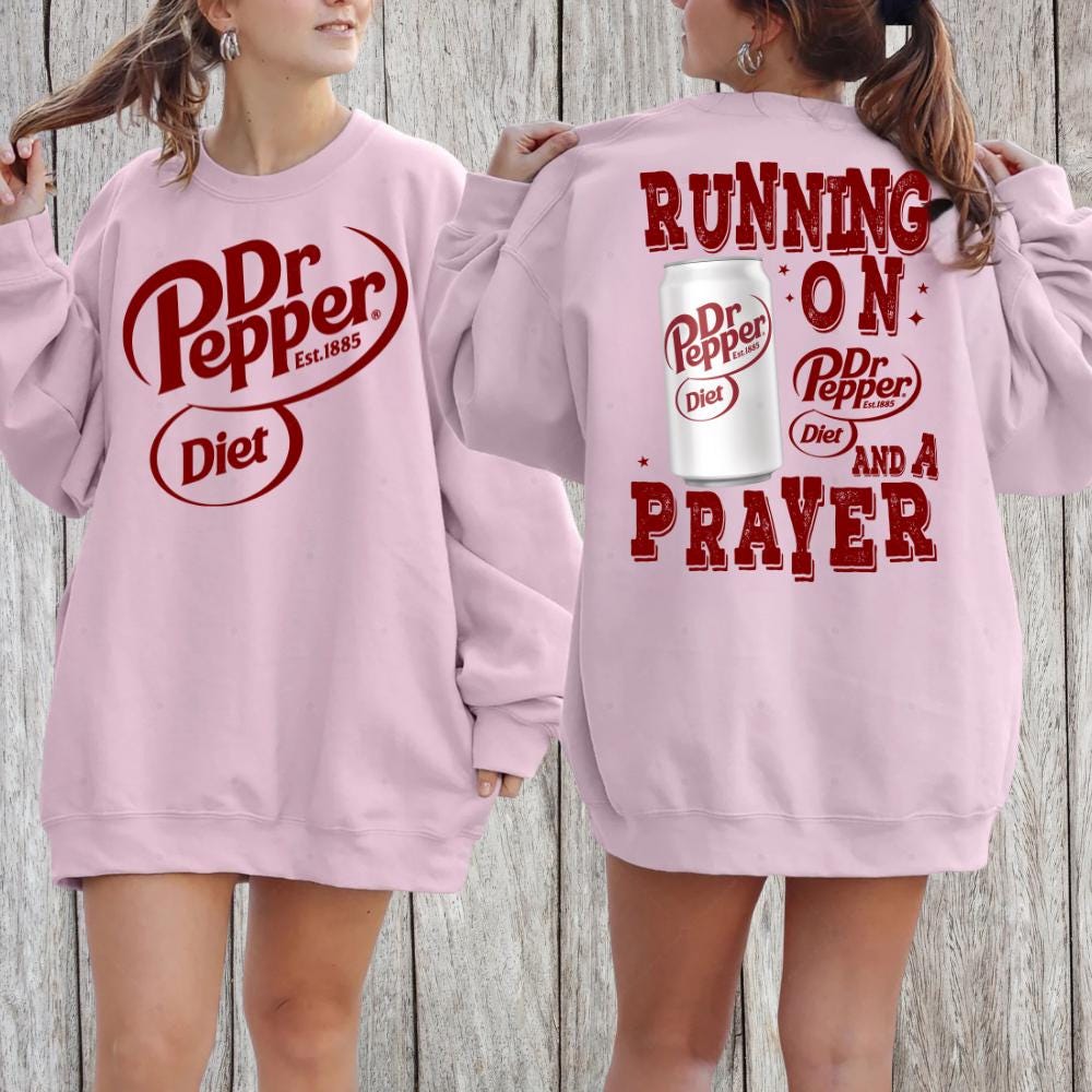 Diet Dr Pepper Shirt – Soda Lover Tee – Retro Soda Logo Graphic Shirt