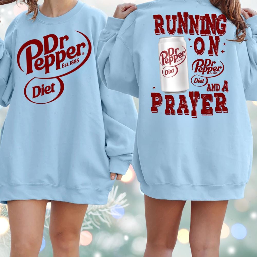 Diet Dr Pepper Shirt – Soda Lover Tee – Retro Soda Logo Graphic Shirt