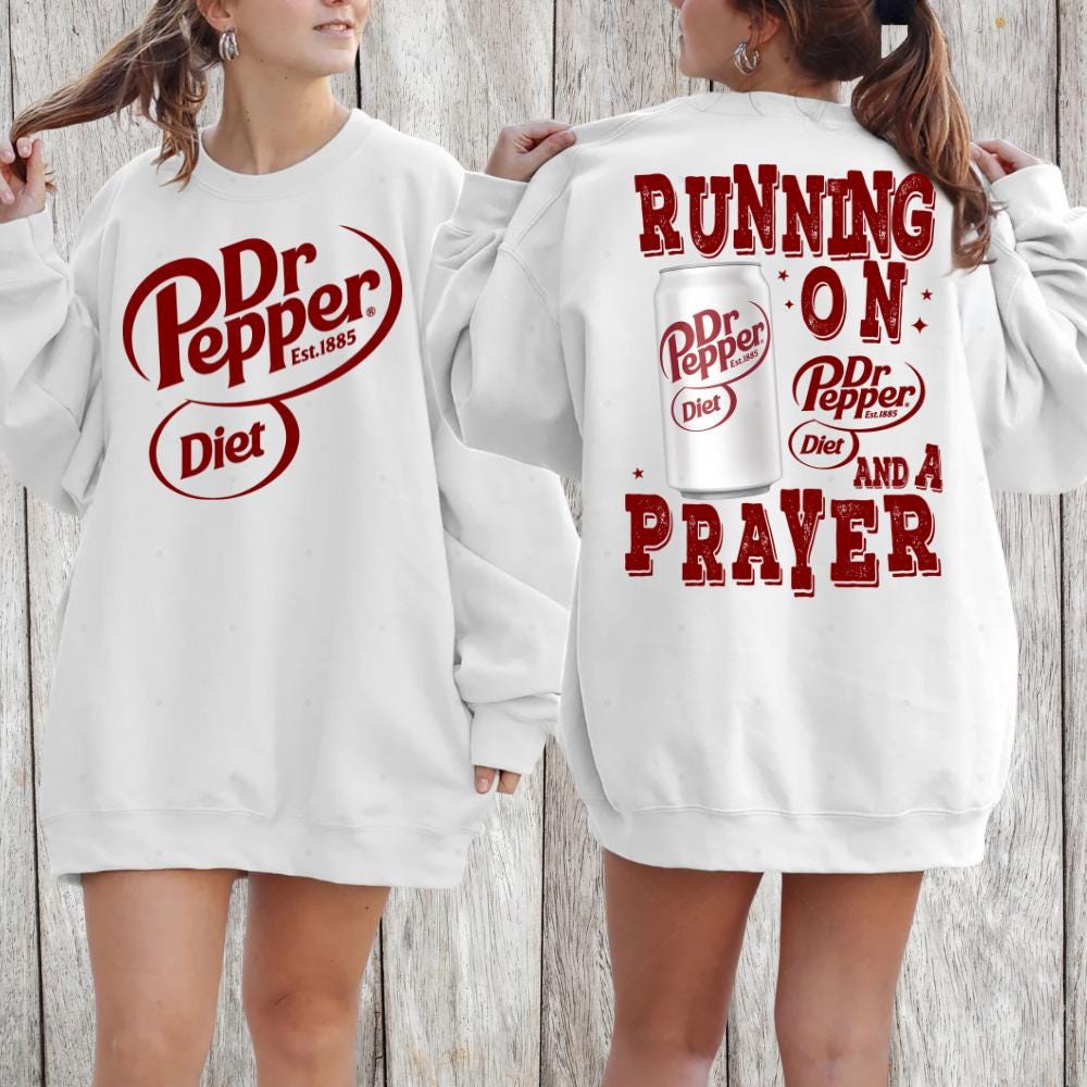 Diet Dr Pepper Shirt – Soda Lover Tee – Retro Soda Logo Graphic Shirt