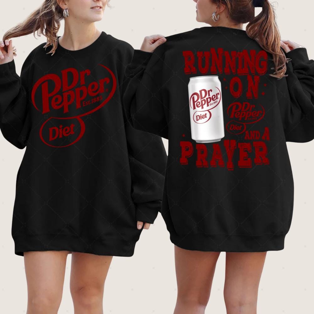 Diet Dr Pepper Shirt – Soda Lover Tee – Retro Soda Logo Graphic Shirt