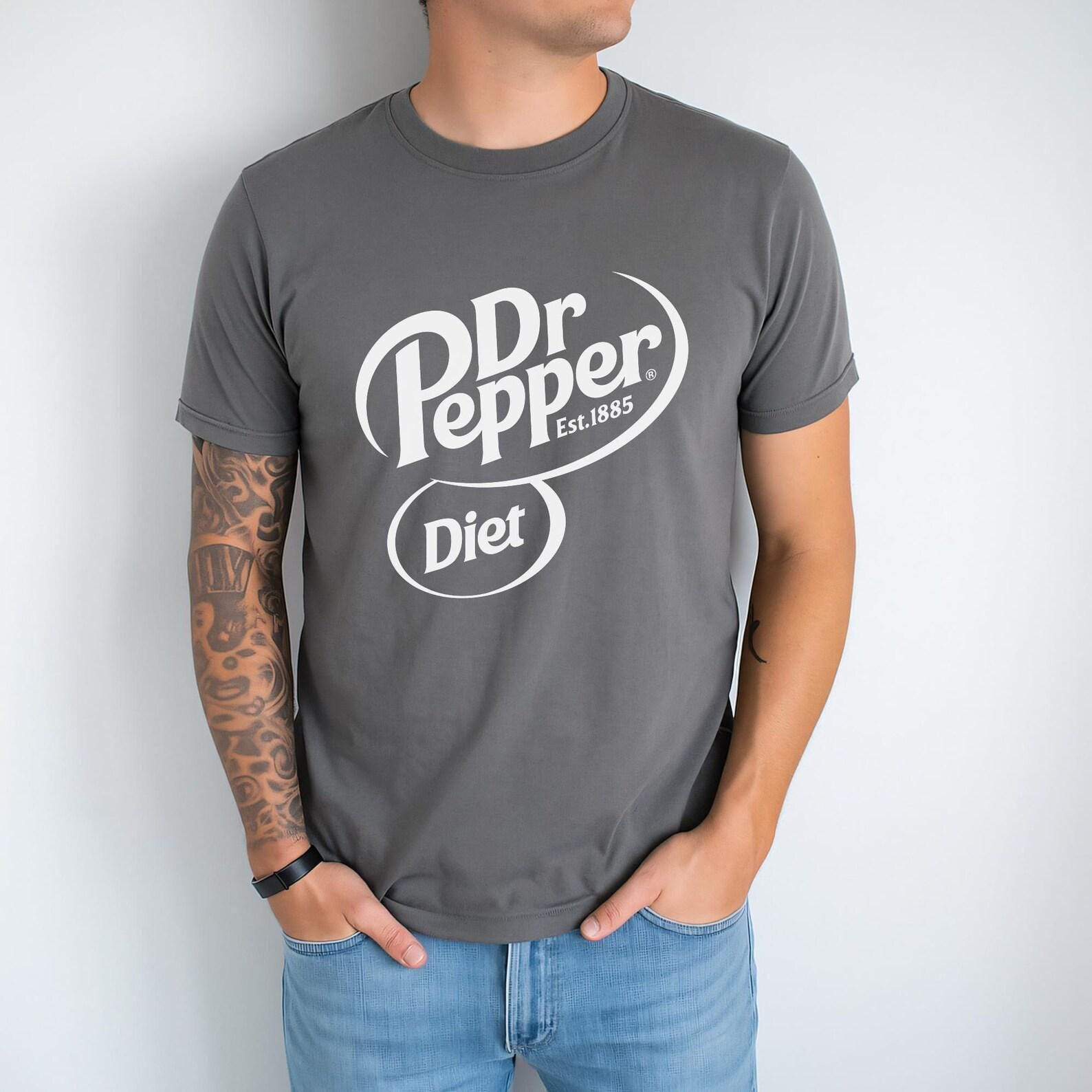 Retro Diet Soda Shirt – Diet Dr Pepper Graphic Tee – Gift for Diet Coke Lovers