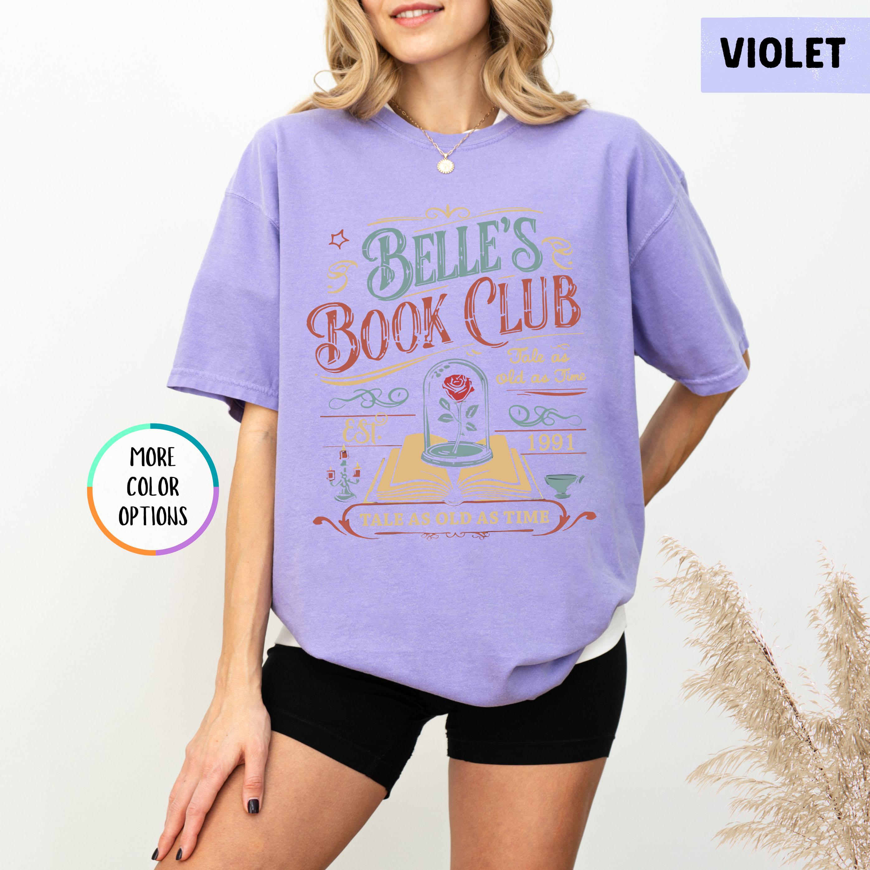 Belle Book Club Tee – Vintage Reading Shirt – Tale as Old as Time Book Lover Gift