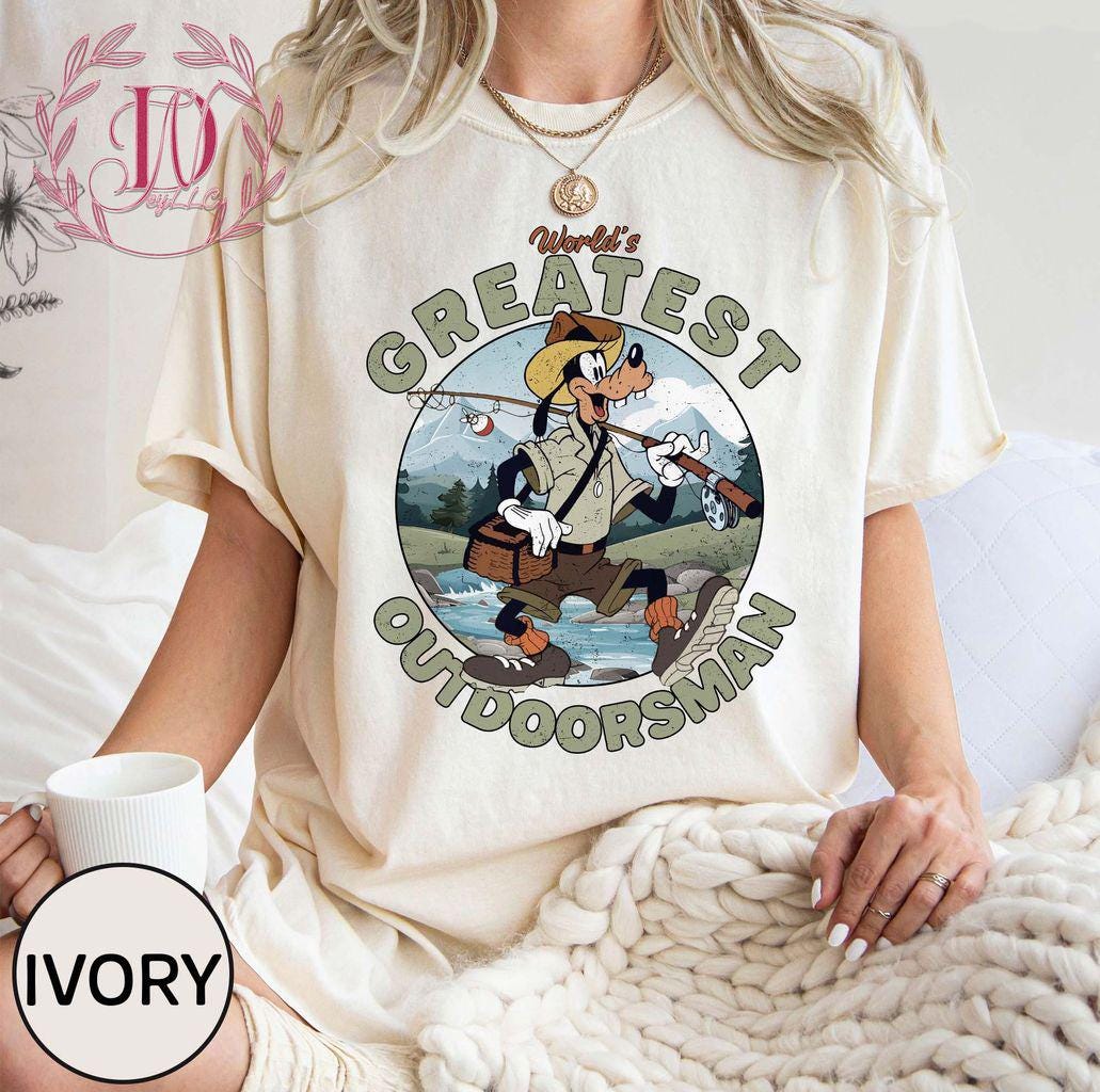 Goofy Movie Inspired Fishing Shirt – World’s Greatest Outdoorsman Tee – Father’s Day Shirt – Family Trip Top