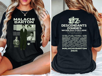 Malachi Barton Inspired T-Shirt – Descendants & Zombies Worlds Collide Tour Graphic Tee