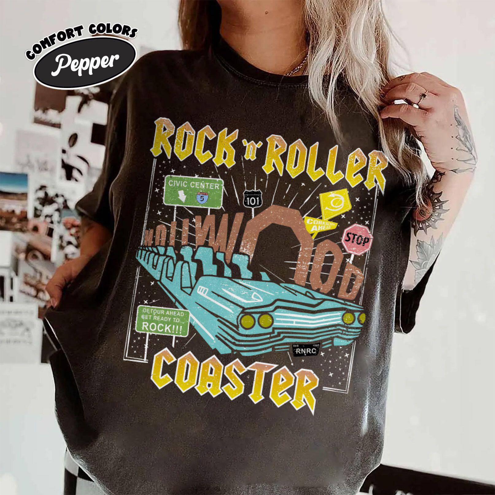 Disney Rock ‘n’ Roller Coaster Shirt – Hollywood Studios Vintage Ride Tee
