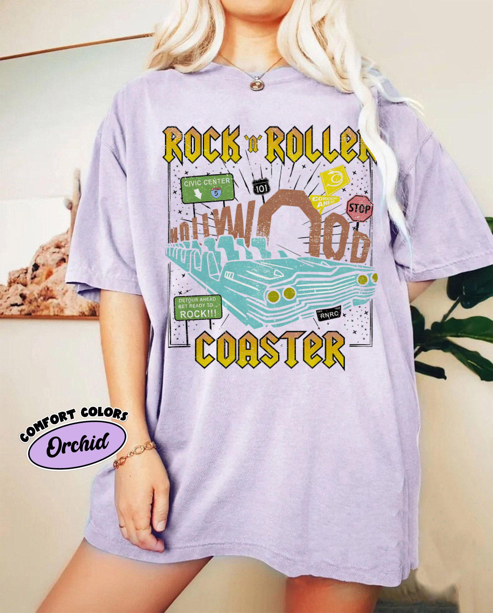 Disney Rock ‘n’ Roller Coaster Shirt – Hollywood Studios Vintage Ride Tee