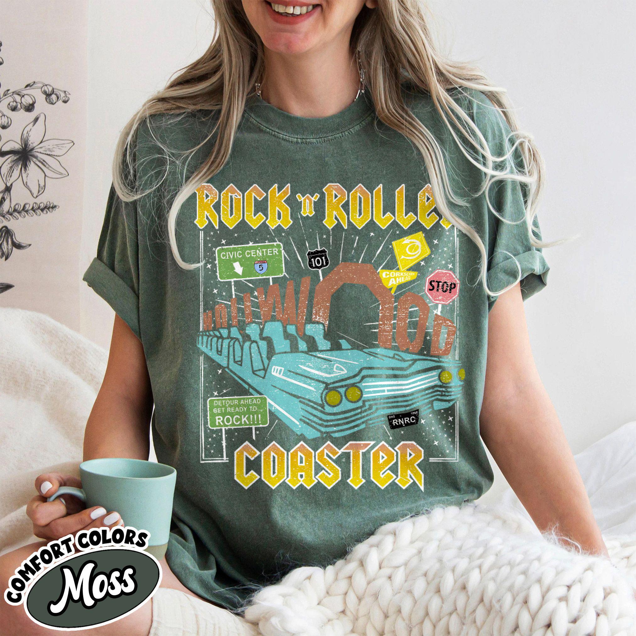 Disney Rock ‘n’ Roller Coaster Shirt – Hollywood Studios Vintage Ride Tee