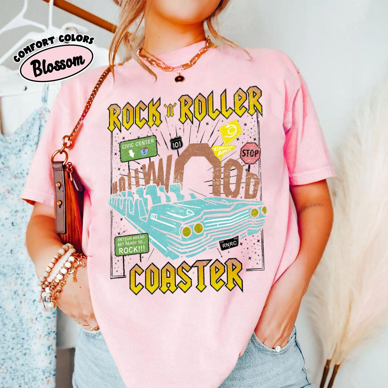 Disney Rock ‘n’ Roller Coaster Shirt – Hollywood Studios Vintage Ride Tee