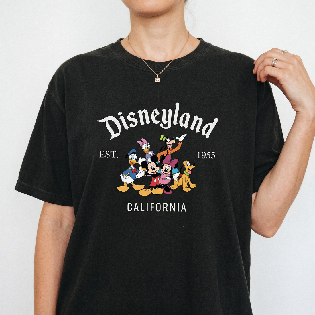 Disneyland Est 1955 Shirt – Retro Disneyland California Mickey and Friends Vacation Tee