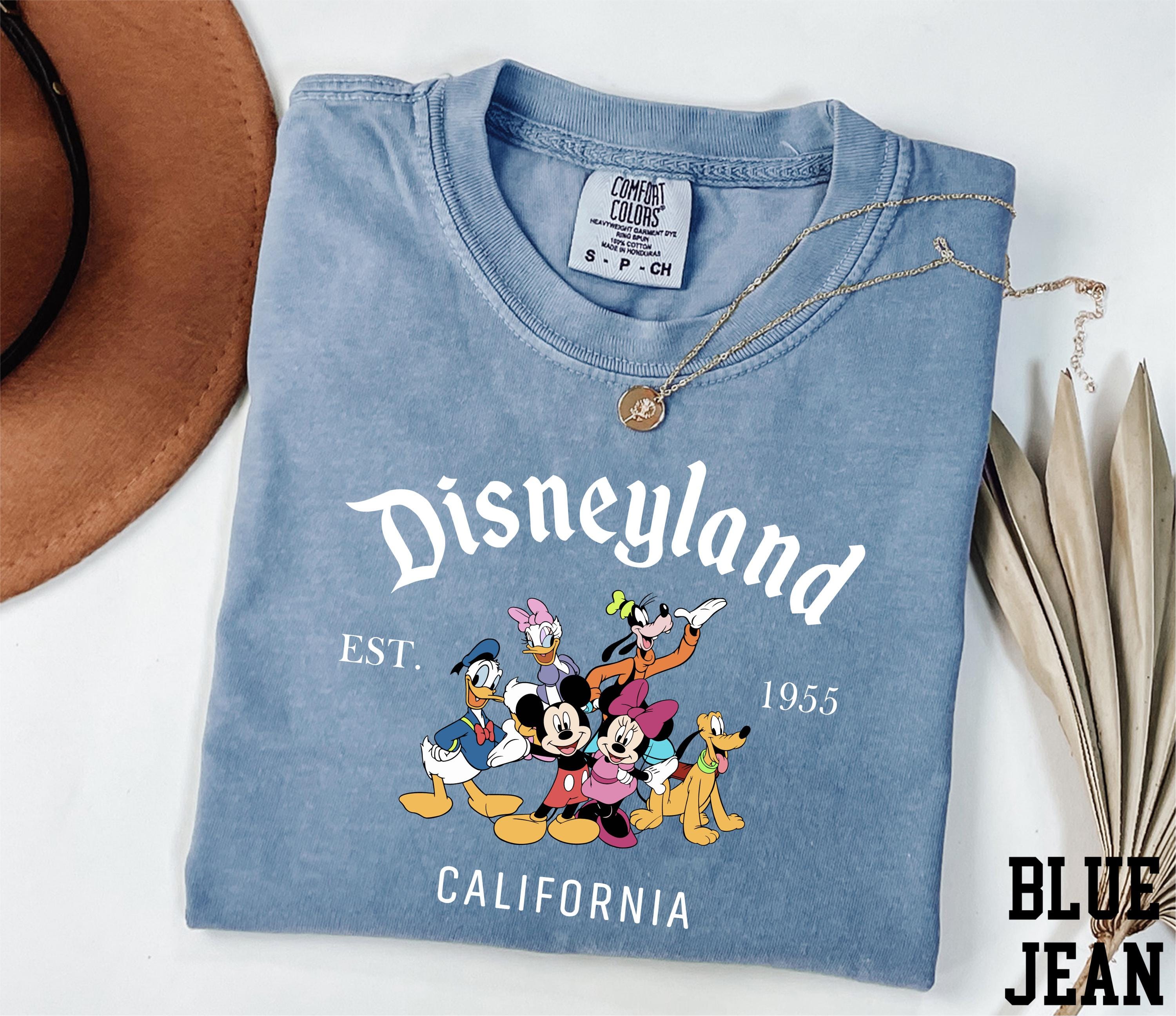 Disneyland Est 1955 Shirt – Retro Disneyland California Mickey and Friends Vacation Tee