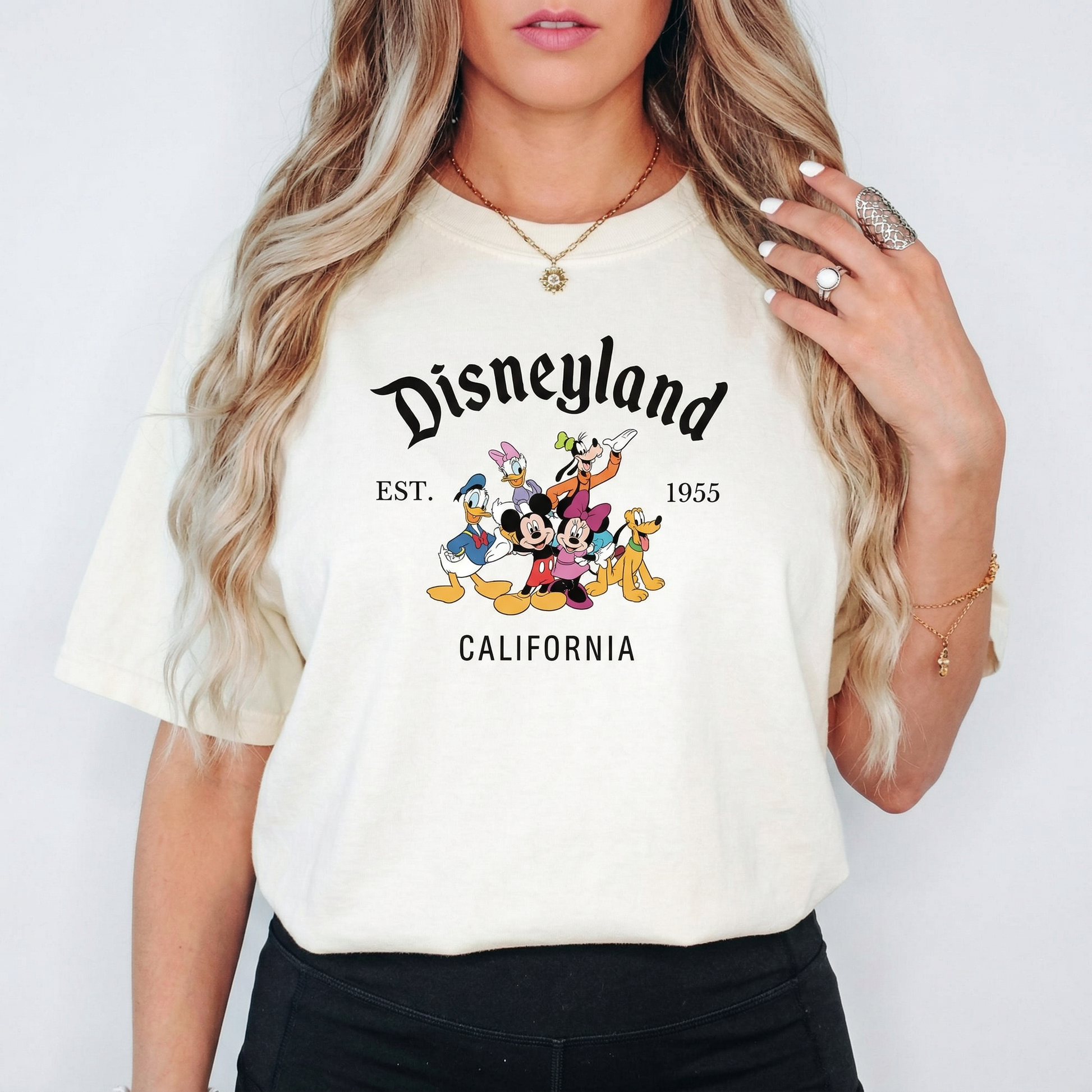 Disneyland Est 1955 Shirt – Retro Disneyland California Mickey and Friends Vacation Tee