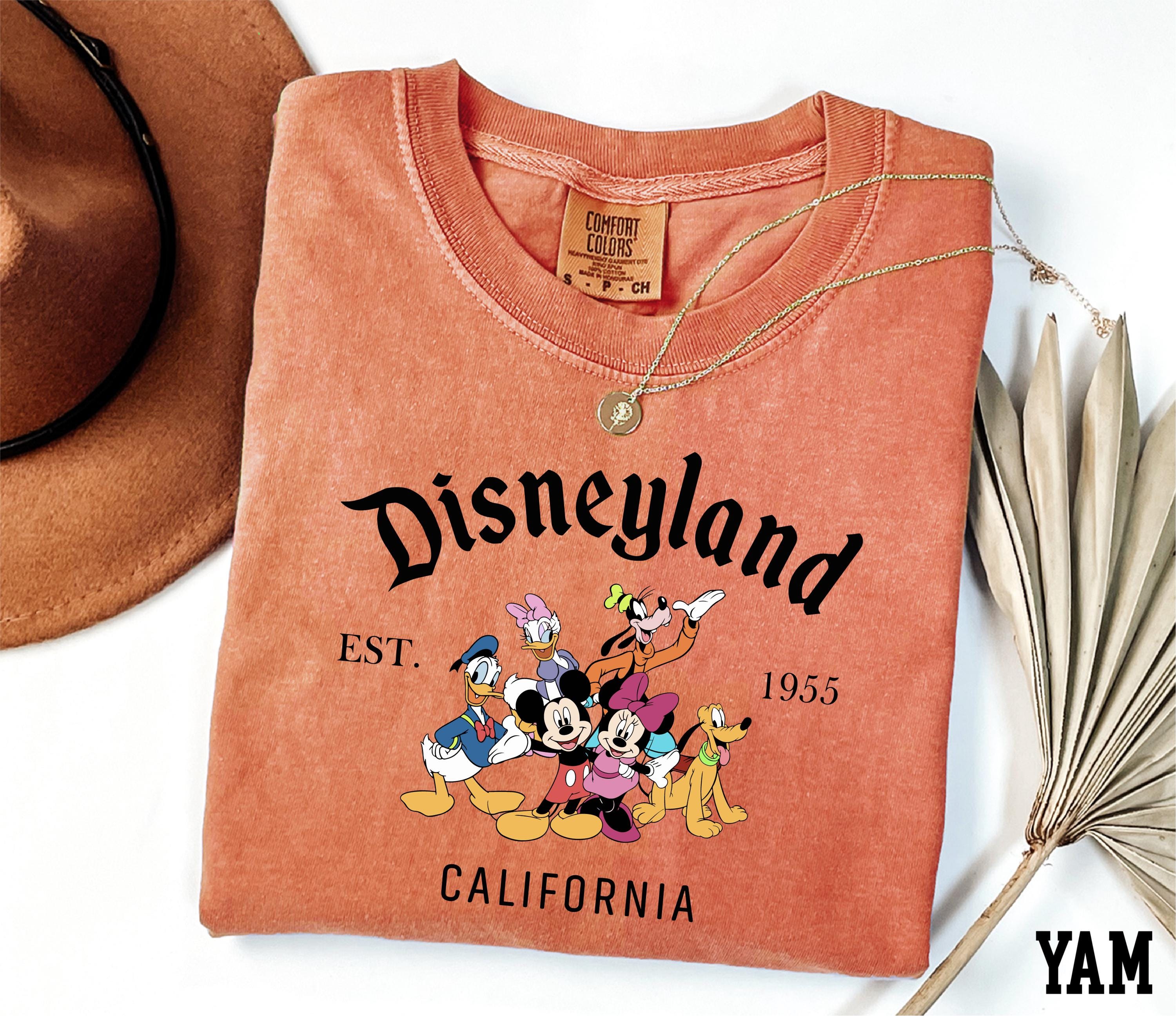 Disneyland Est 1955 Shirt – Retro Disneyland California Mickey and Friends Vacation Tee