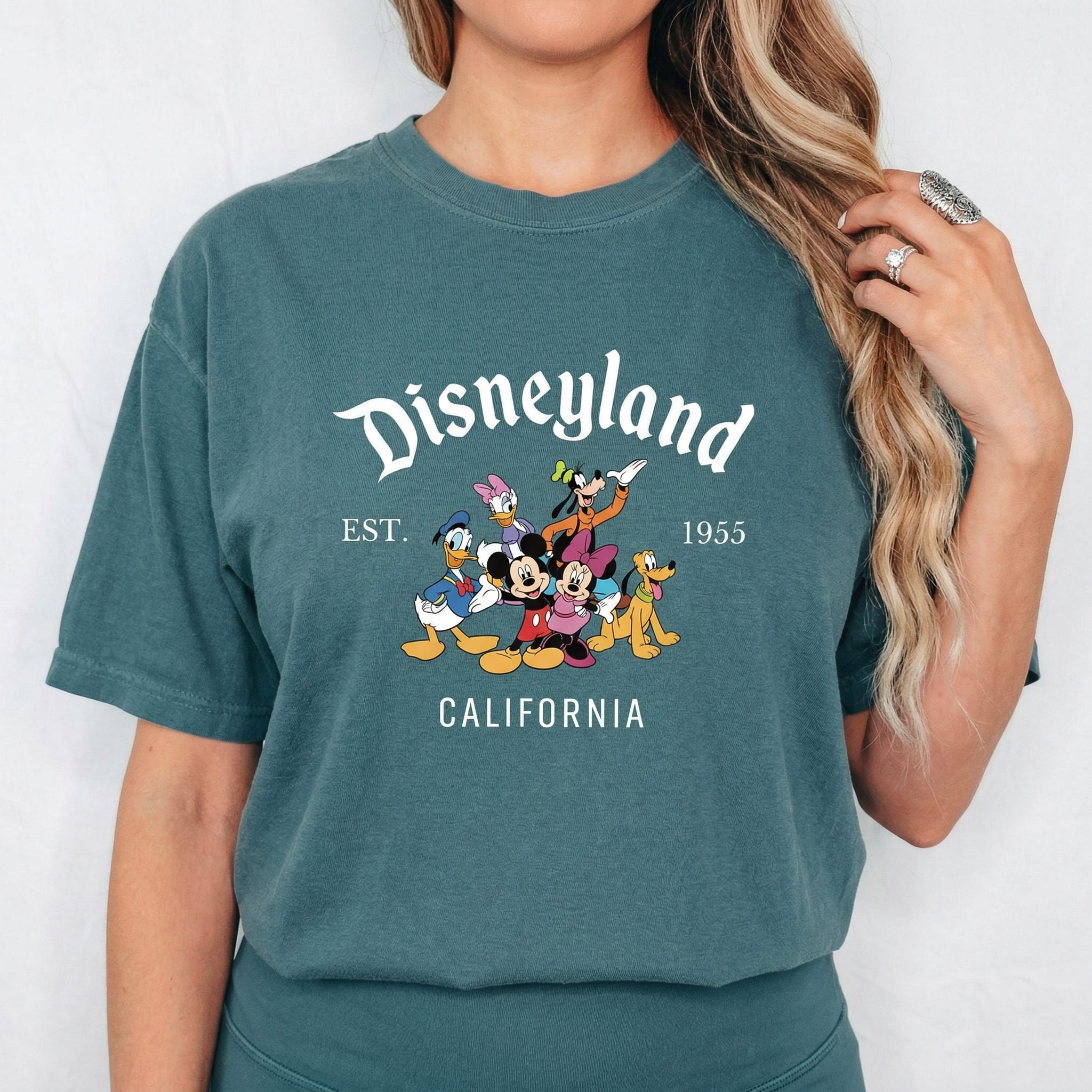 Disneyland Est 1955 Shirt – Retro Disneyland California Mickey and Friends Vacation Tee
