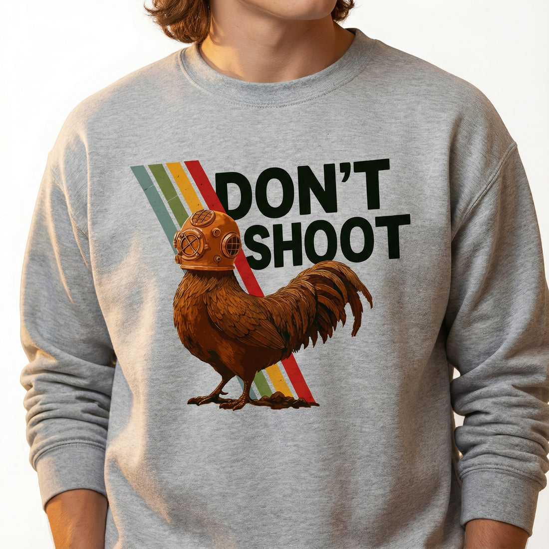 Don’t Shoot Arcade T-Shirt – Sarcastic Retro Gamer Graphic Tee – Funny Gaming Shirt