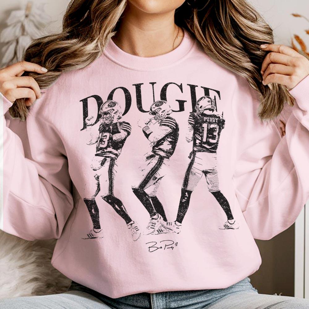 Dougie Dance Football Graphic T-Shirt - Game Day Celebration Tee