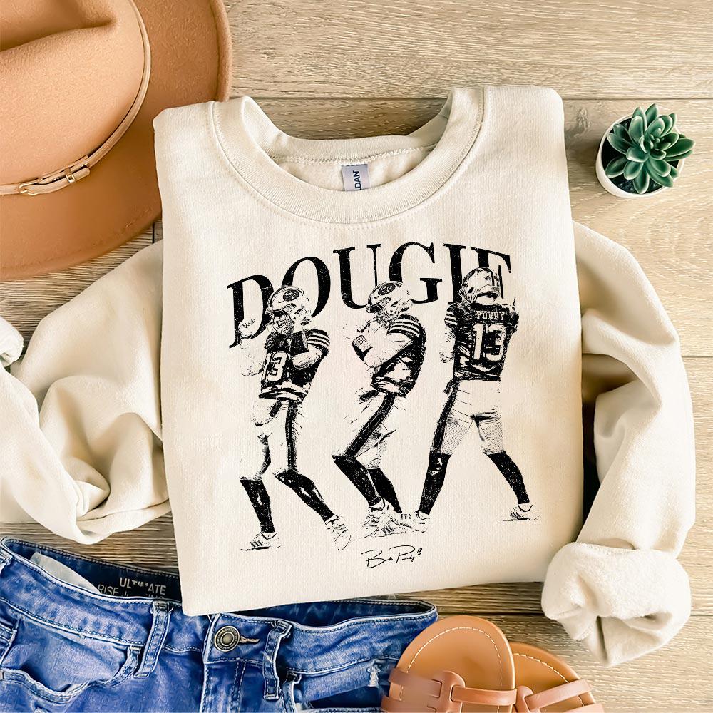 Dougie Dance Football Graphic T-Shirt - Game Day Celebration Tee