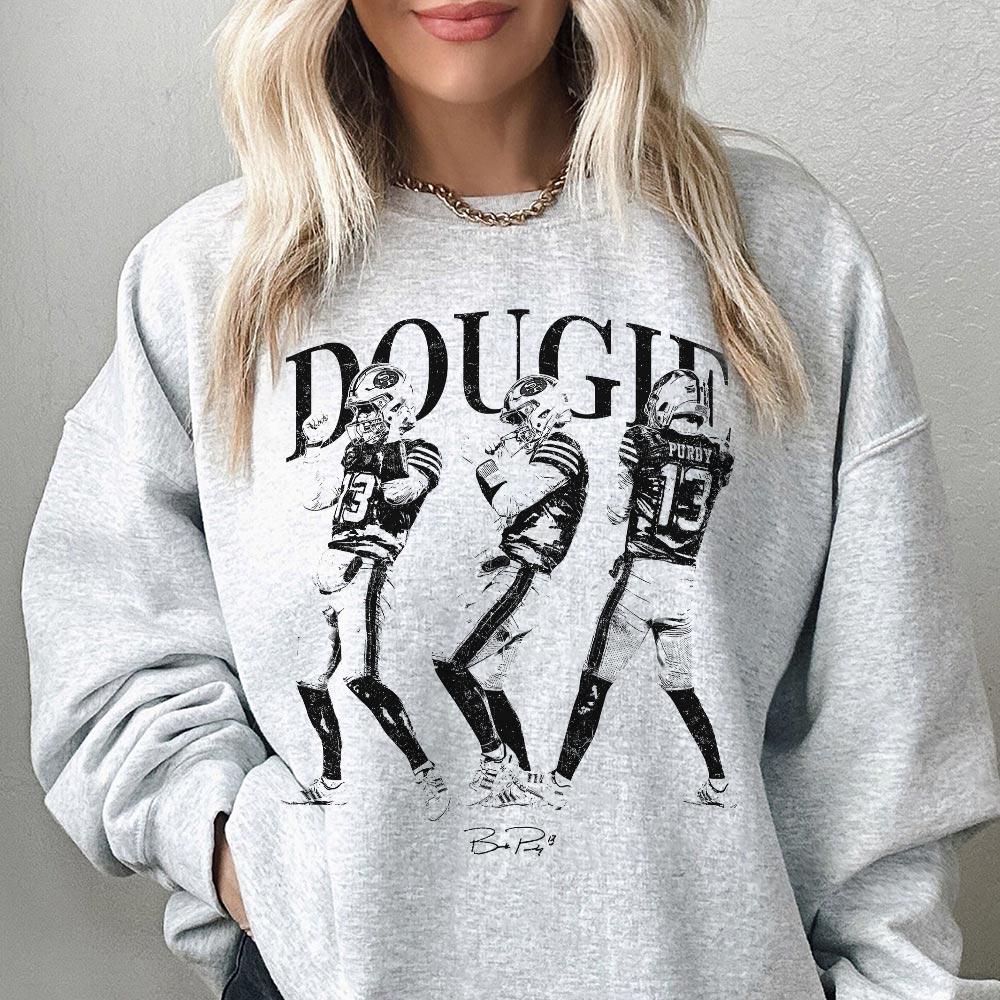Dougie Dance Football Graphic T-Shirt - Game Day Celebration Tee