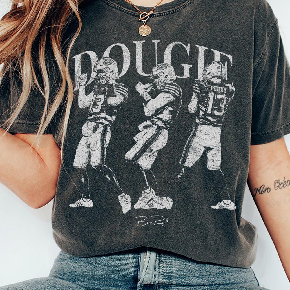 Dougie Dance Football Graphic T-Shirt - Game Day Celebration Tee