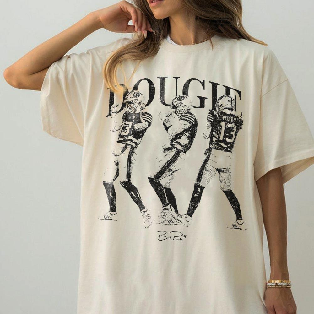 Dougie Dance Football Graphic T-Shirt - Game Day Celebration Tee