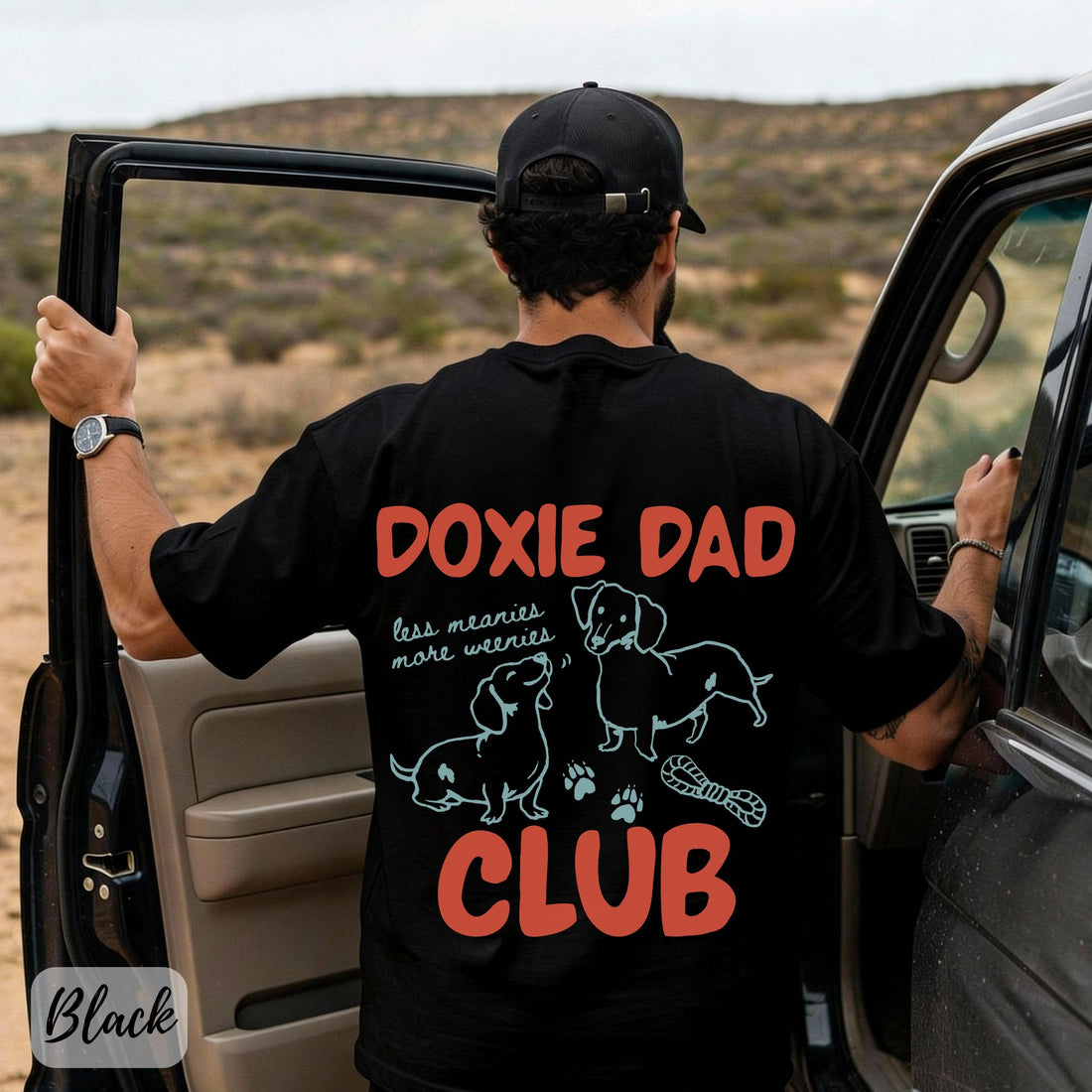 Doxie Dad T-Shirt – Dachshund Dog Lover Gift for Him