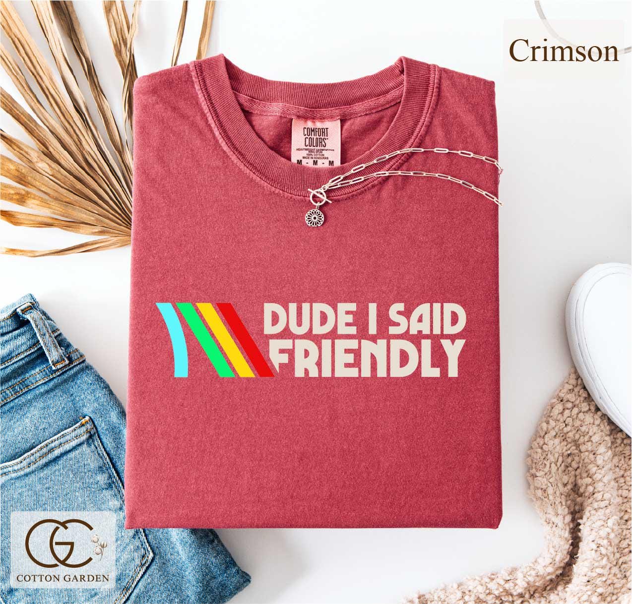 Friendly Rooster Graphic T-Shirt - Survival Gamer Humor Tee