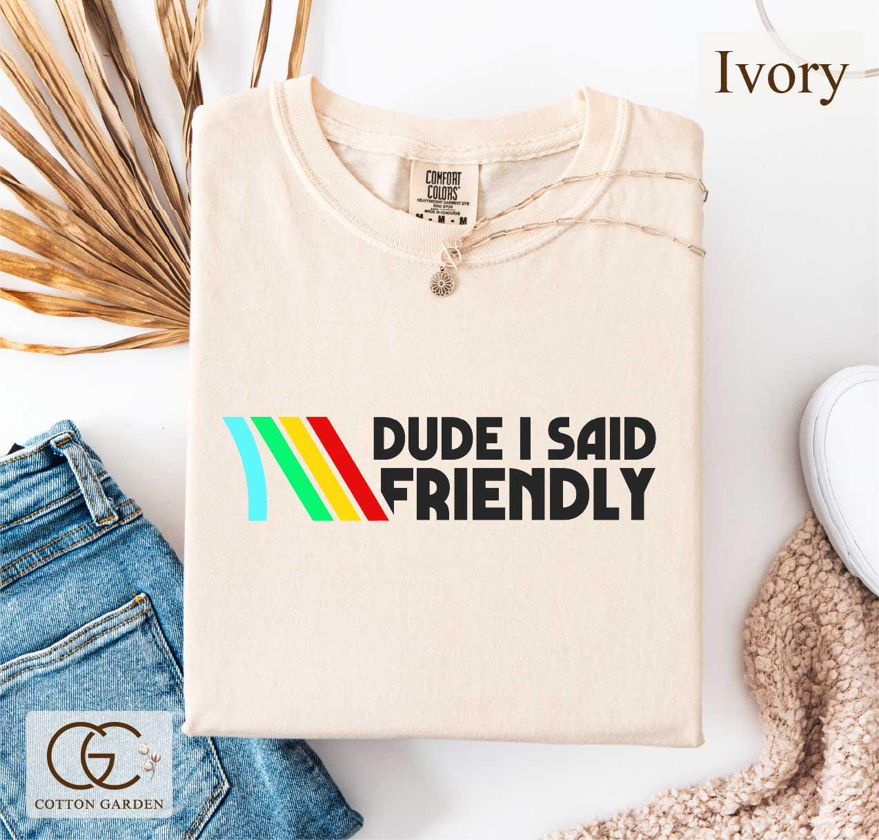 Friendly Rooster Graphic T-Shirt - Survival Gamer Humor Tee