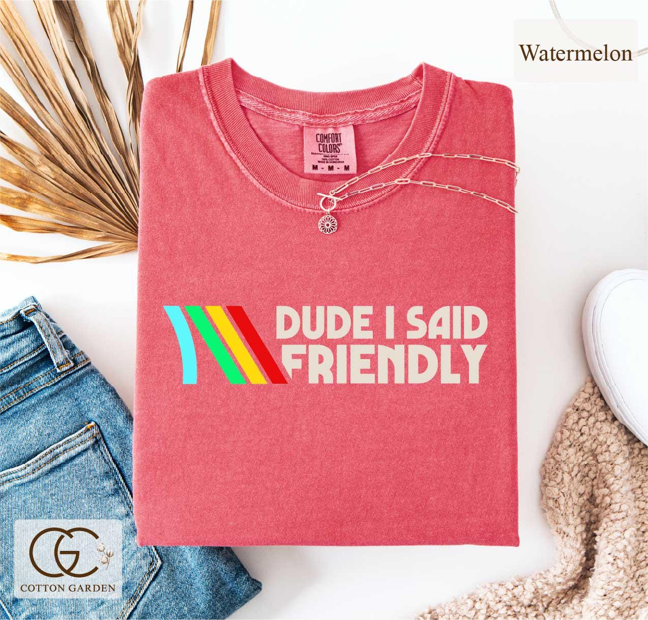 Friendly Rooster Graphic T-Shirt - Survival Gamer Humor Tee