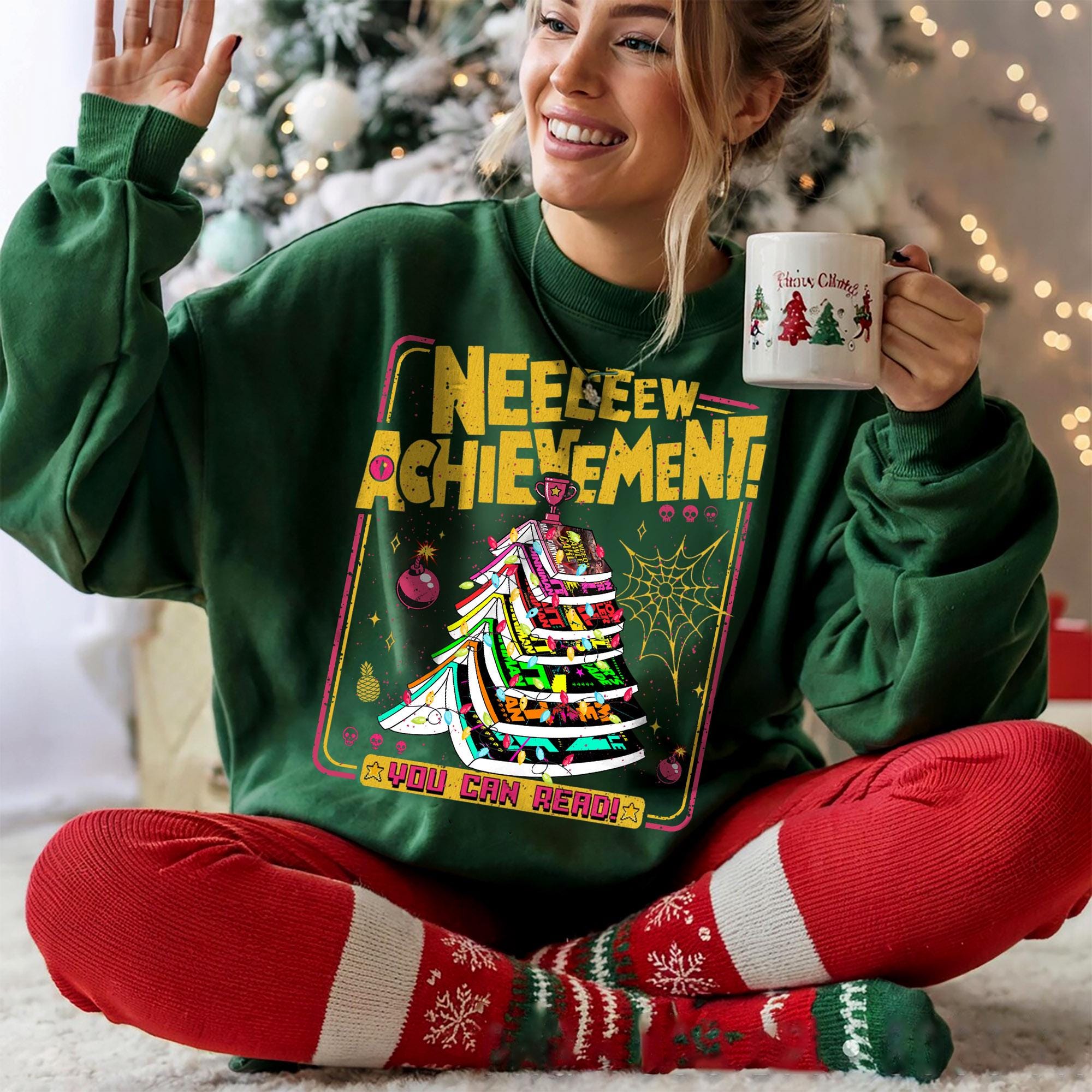 Dungeon Crawler Carl Holiday Shirt – Christmas Tree Gamer Graphic Tee