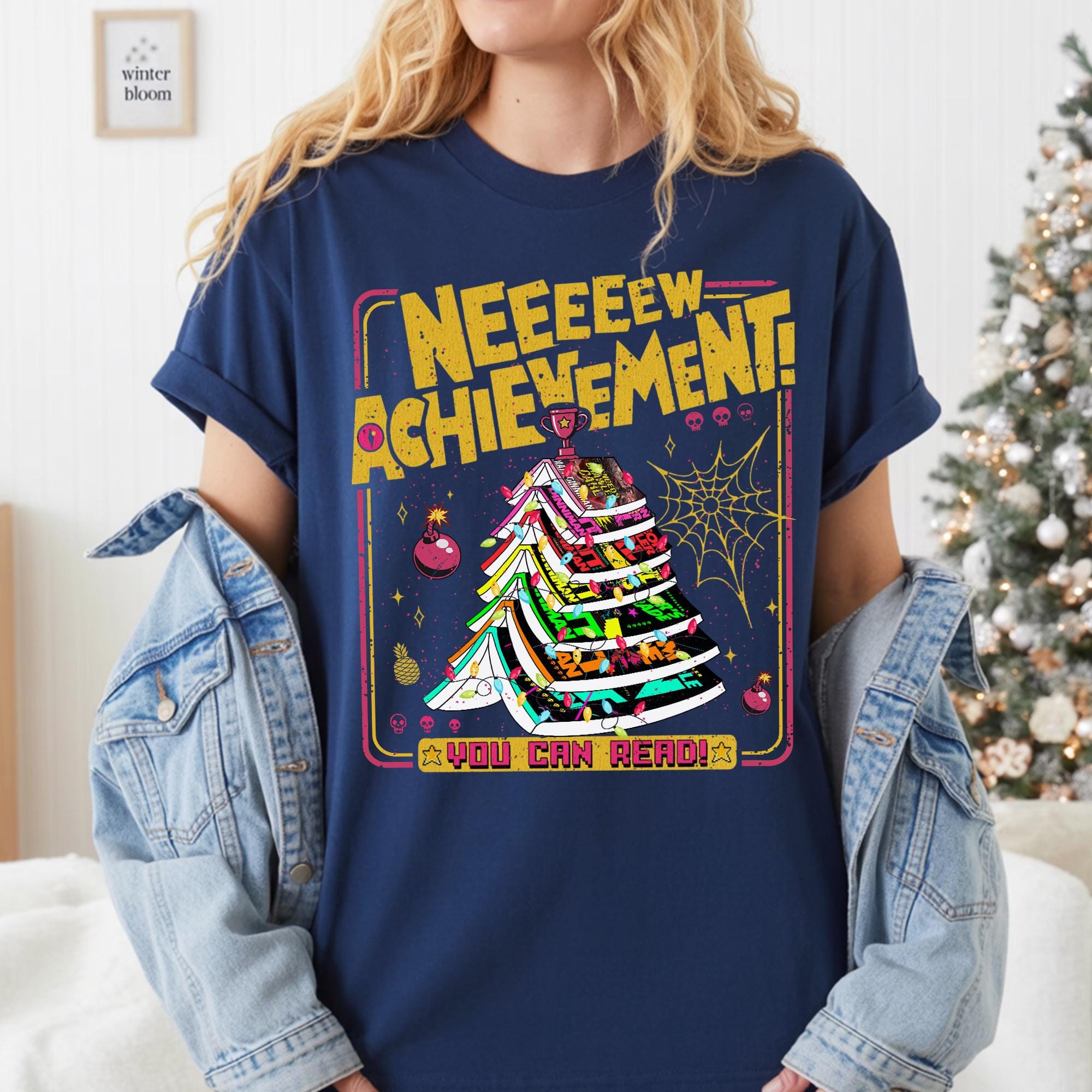 Dungeon Crawler Carl Holiday Shirt – Christmas Tree Gamer Graphic Tee