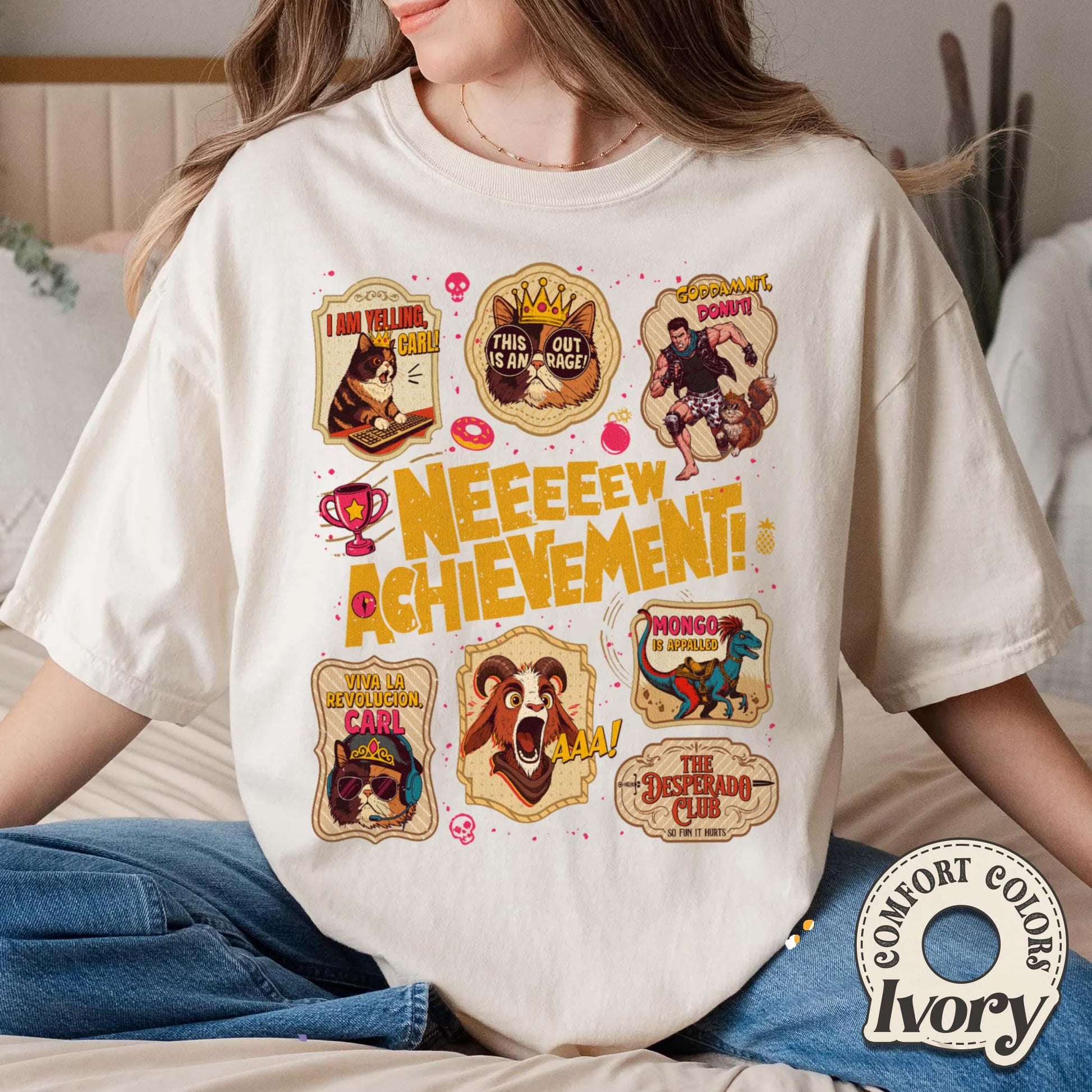 Dungeon Crawler Carl Stamps T-Shirt – New Achievement LitRPG Fan Graphic Tee