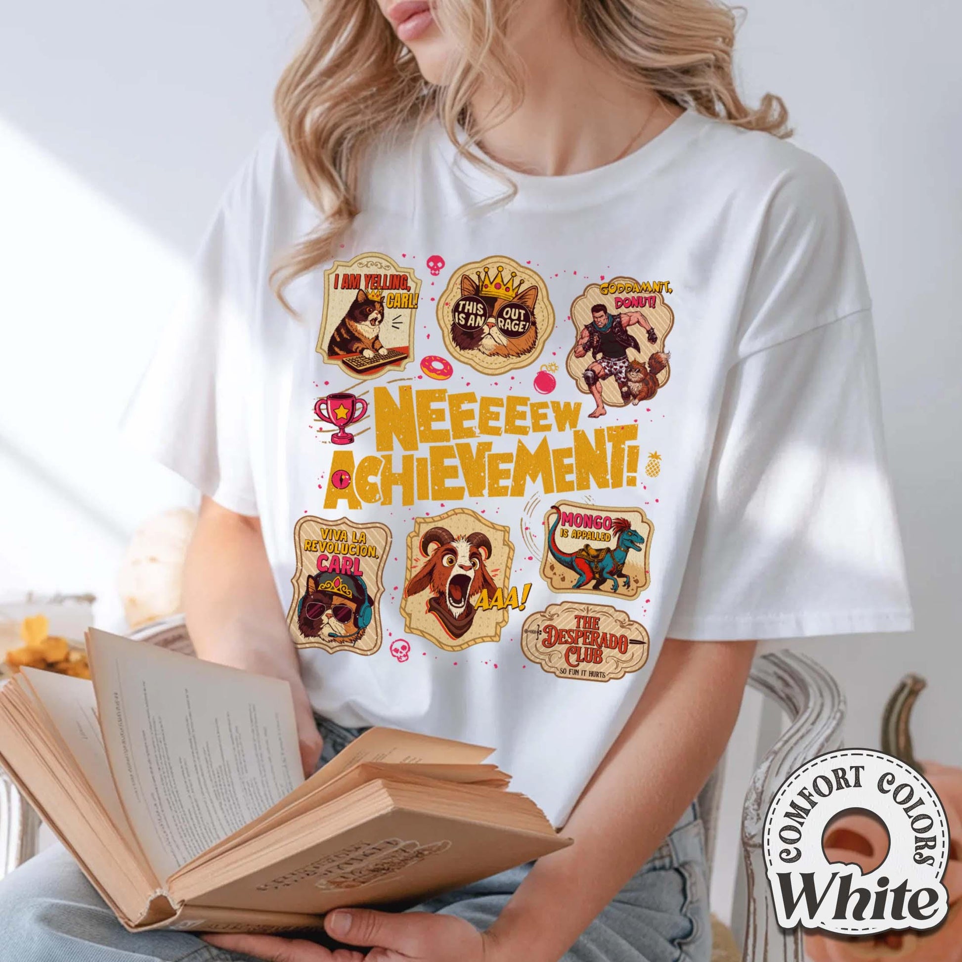Dungeon Crawler Carl Stamps T-Shirt – New Achievement LitRPG Fan Graphic Tee