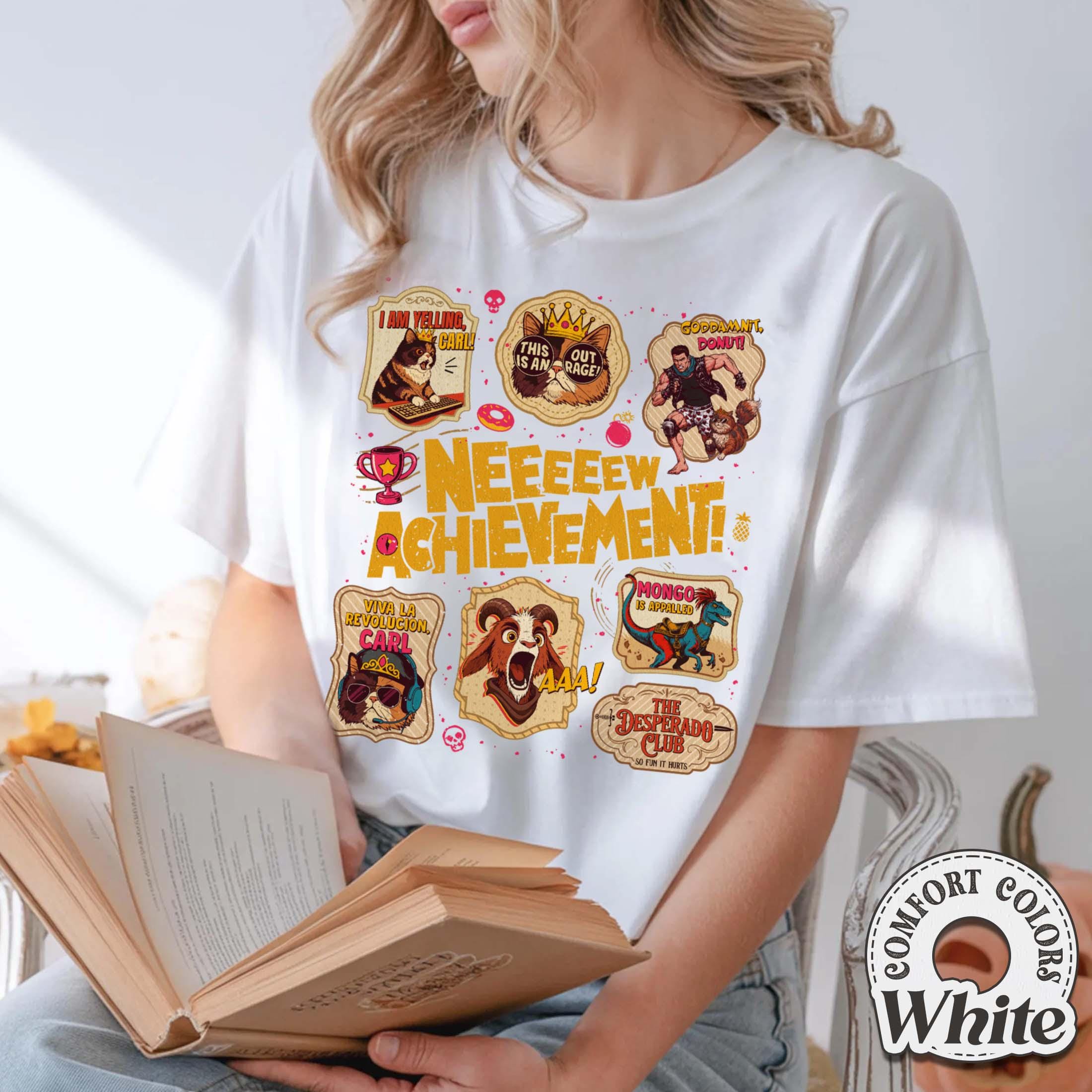 Dungeon Crawler Carl Stamps T-Shirt – New Achievement LitRPG Fan Graphic Tee