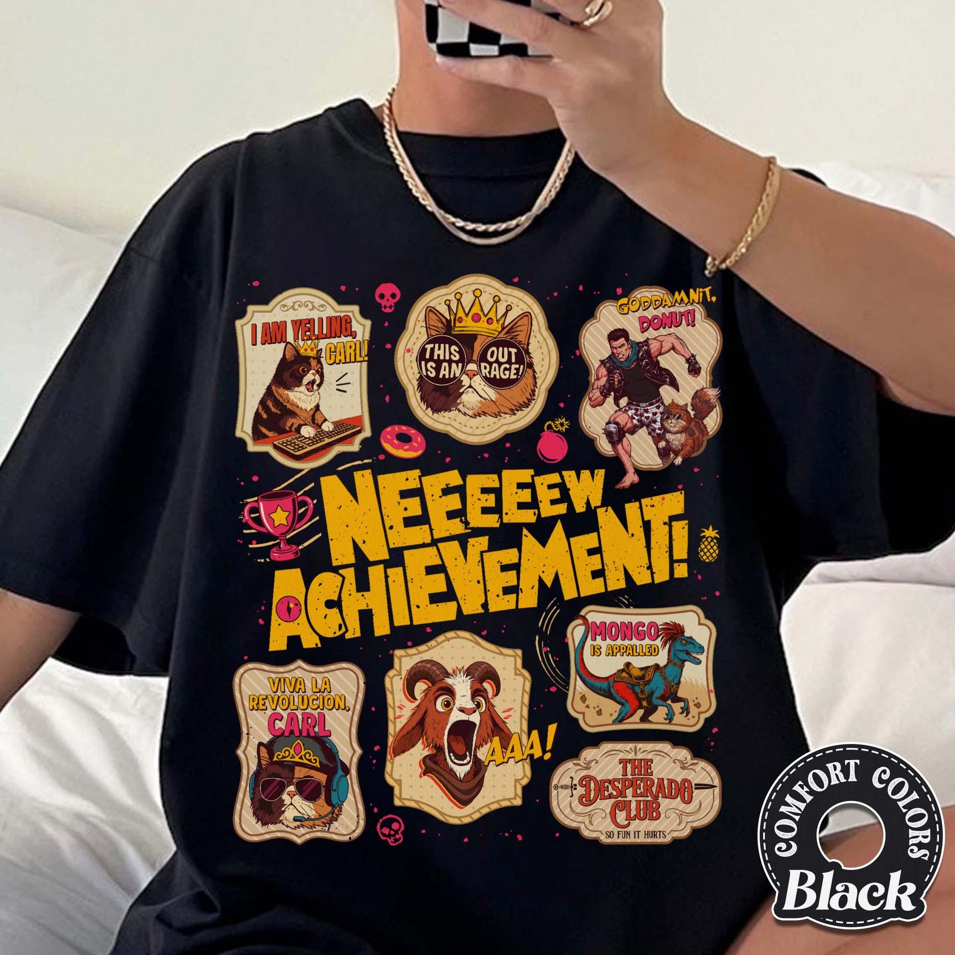 Dungeon Crawler Carl Stamps T-Shirt – New Achievement LitRPG Fan Graphic Tee